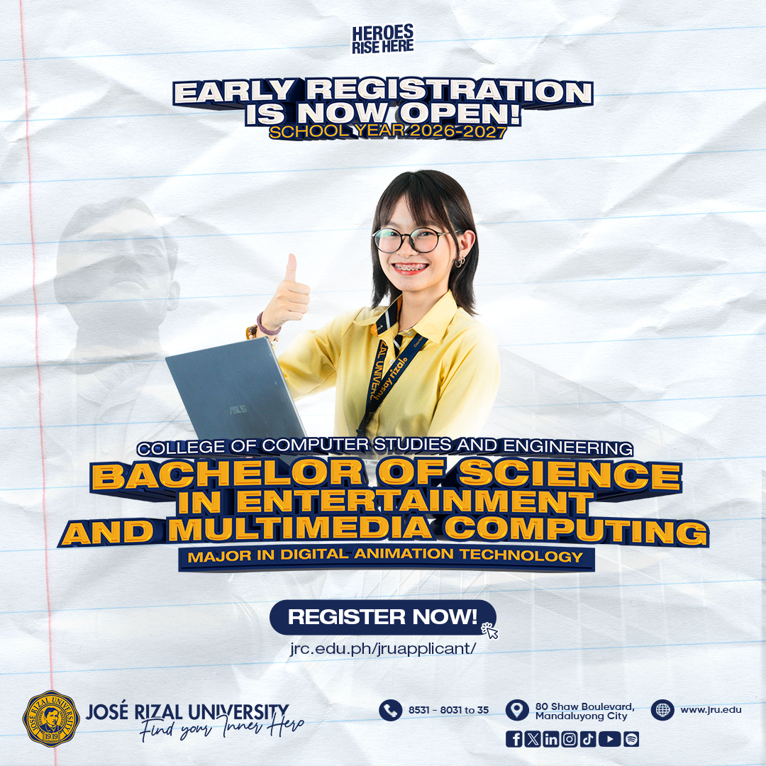 José Rizal University Facebook ad