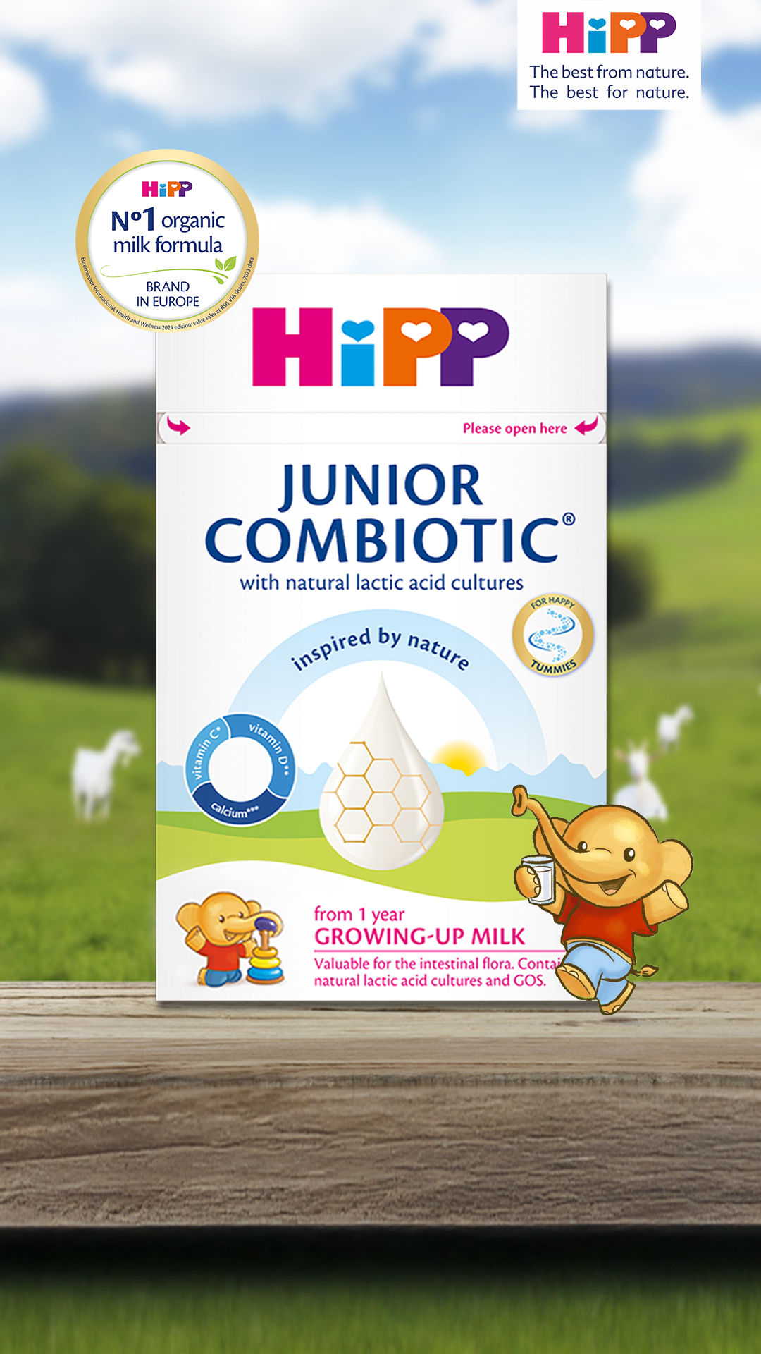 HiPP Organic Malta Facebook ad: Milk, HiPP Organic Malta Baby Food