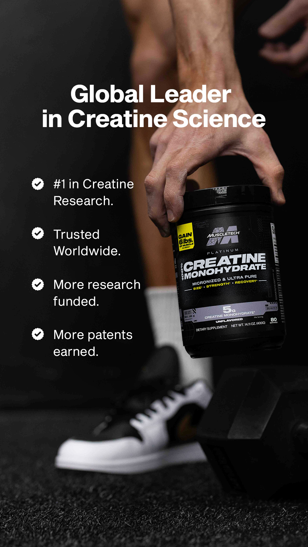 MuscleTech Facebook ad