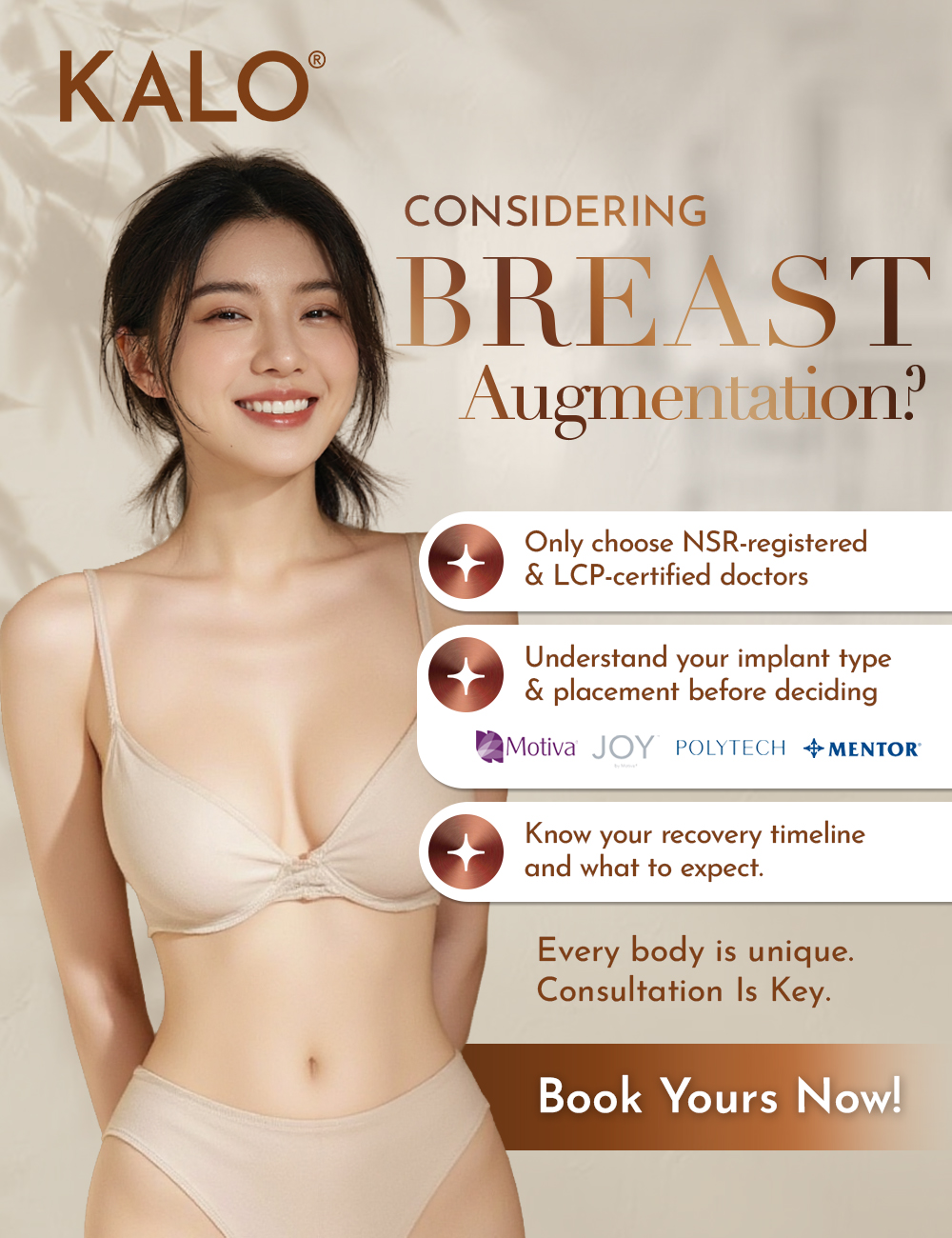 KALO Cosmetic Surgery and Aesthetic Facebook ad