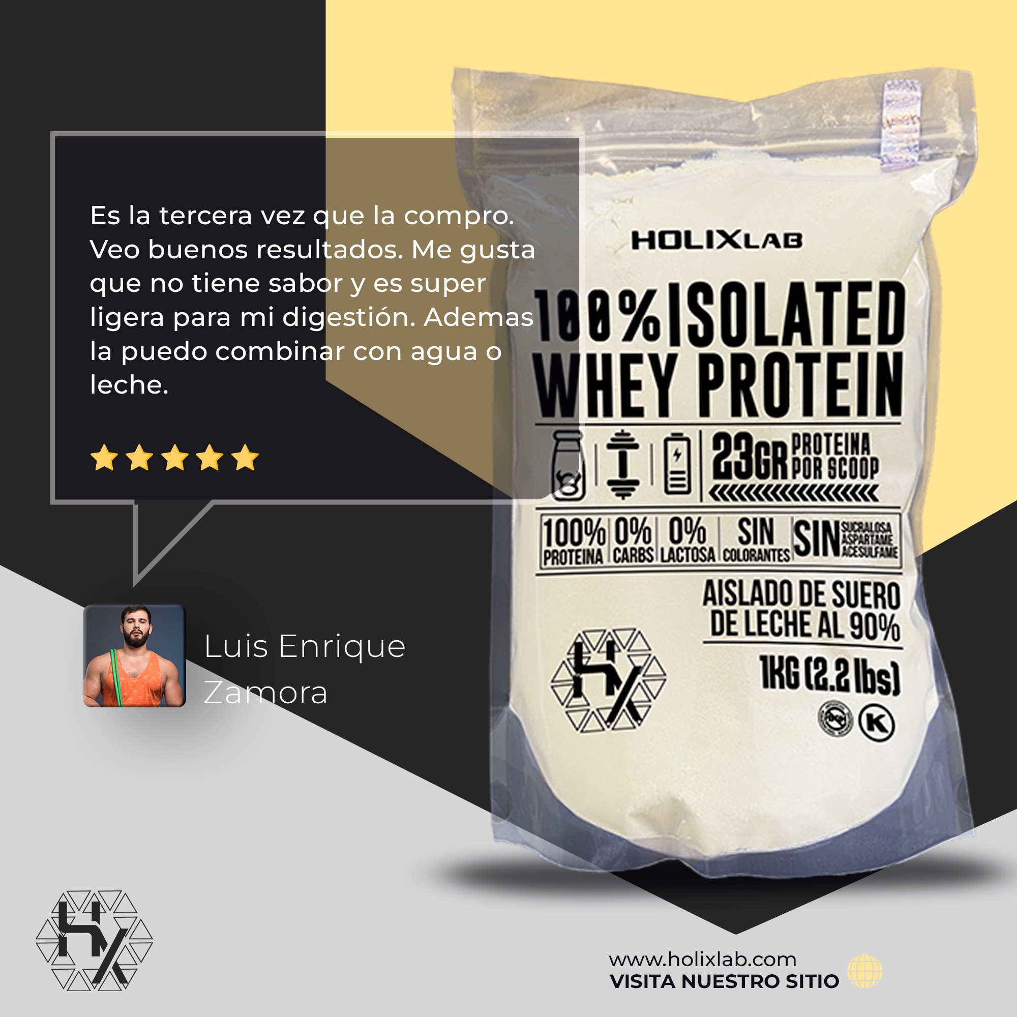 Holix LAB Facebook ad