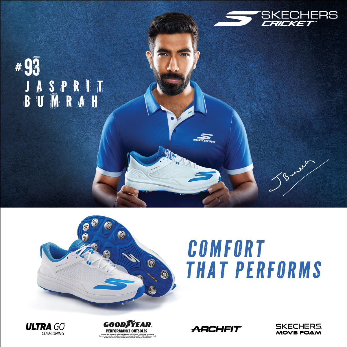 Skechers Cricket Facebook ad: Be game ready with cricket shoes that are…