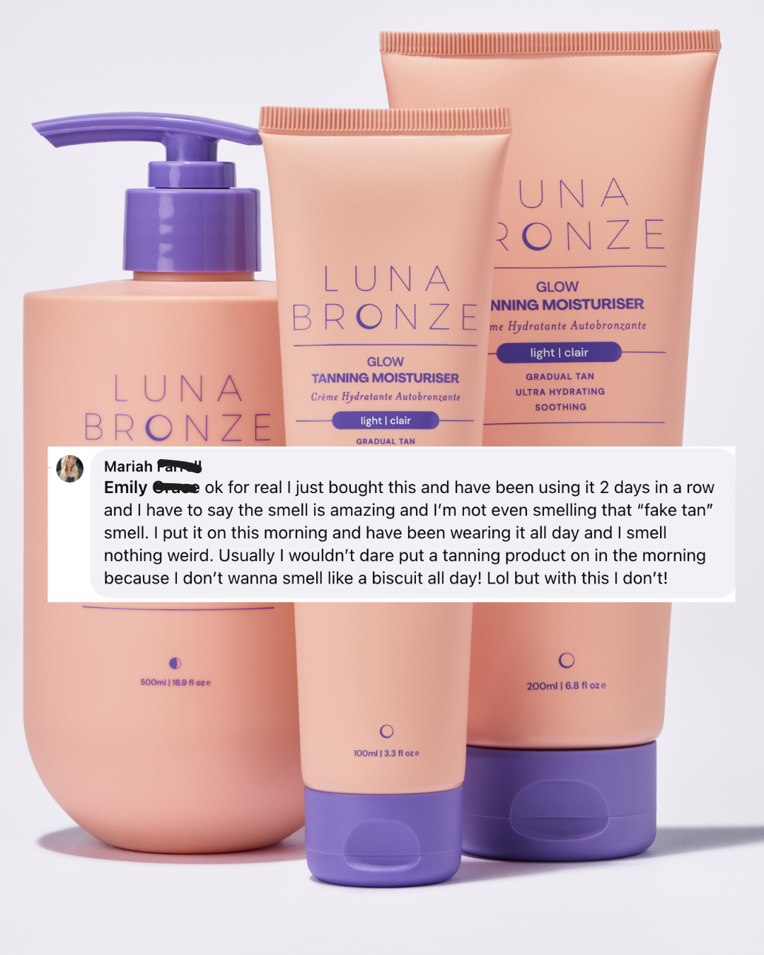 Luna Bronze Facebook ad