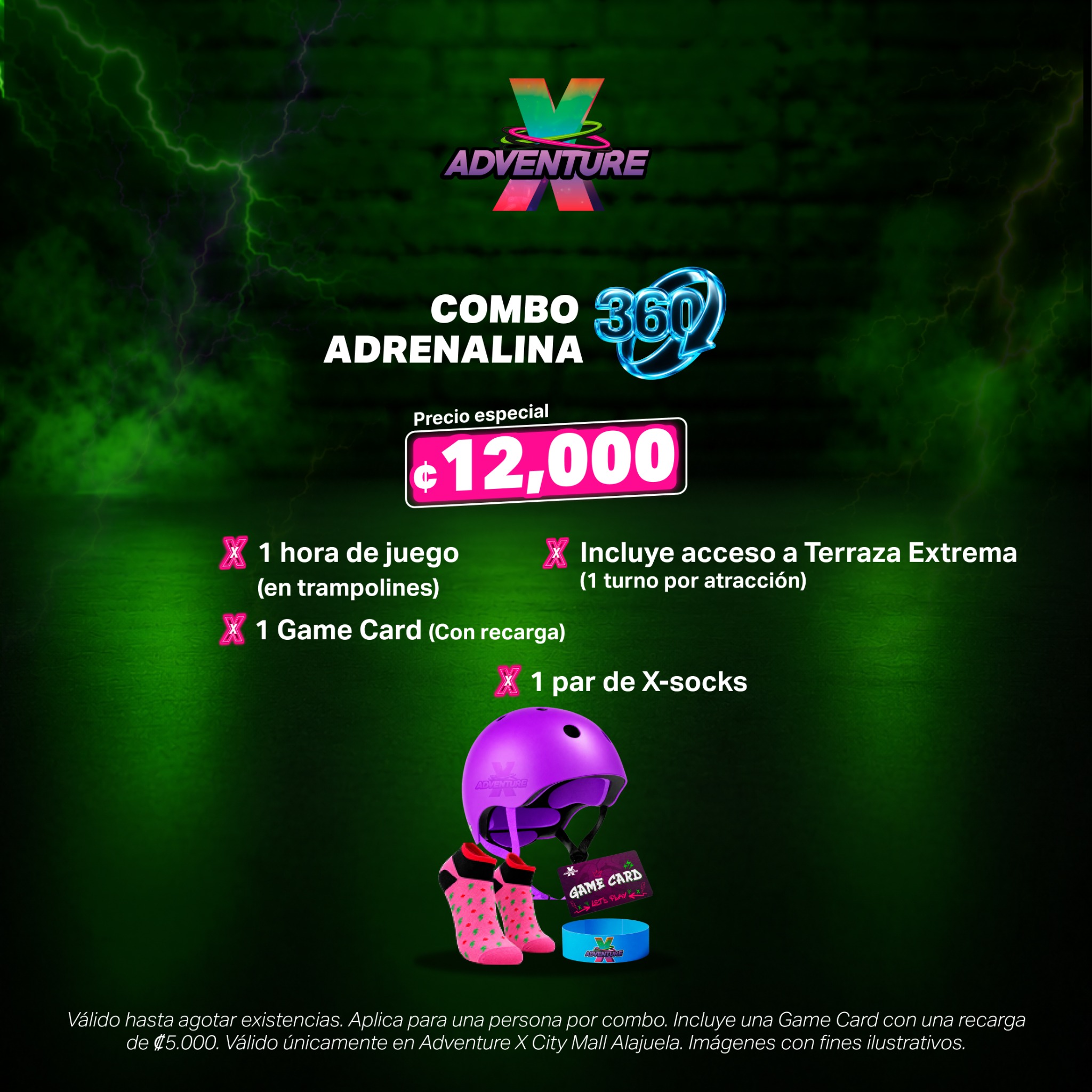 Adventure X Costa Rica Facebook ad