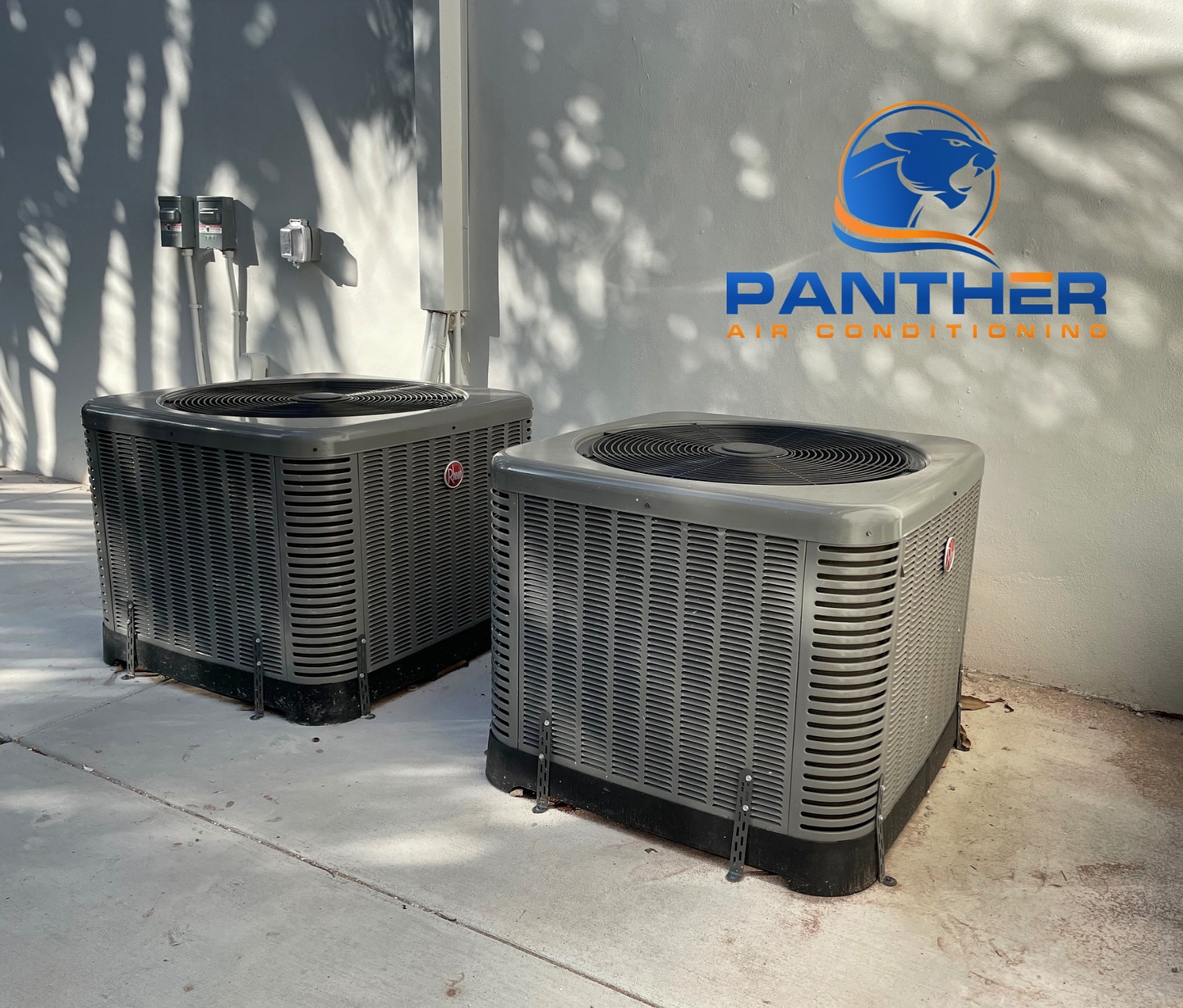 Panther Air Conditioning Facebook ad: For all your AC service, repair, or installation…