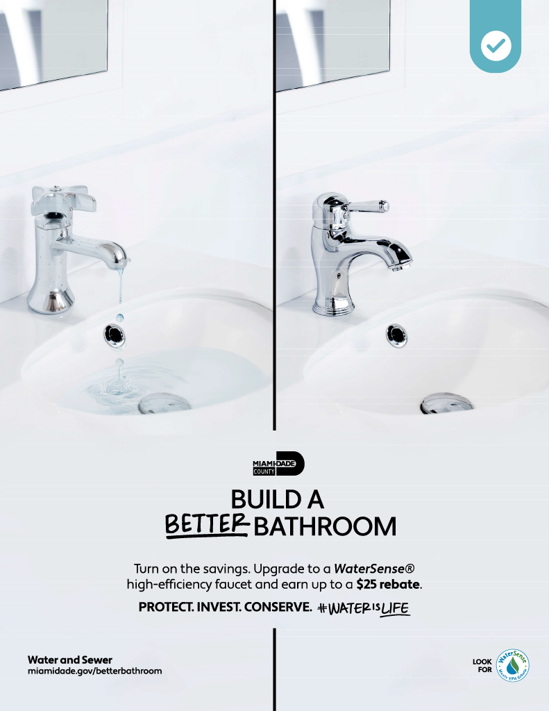 Miami-Dade Water & Sewer Department Facebook ad
