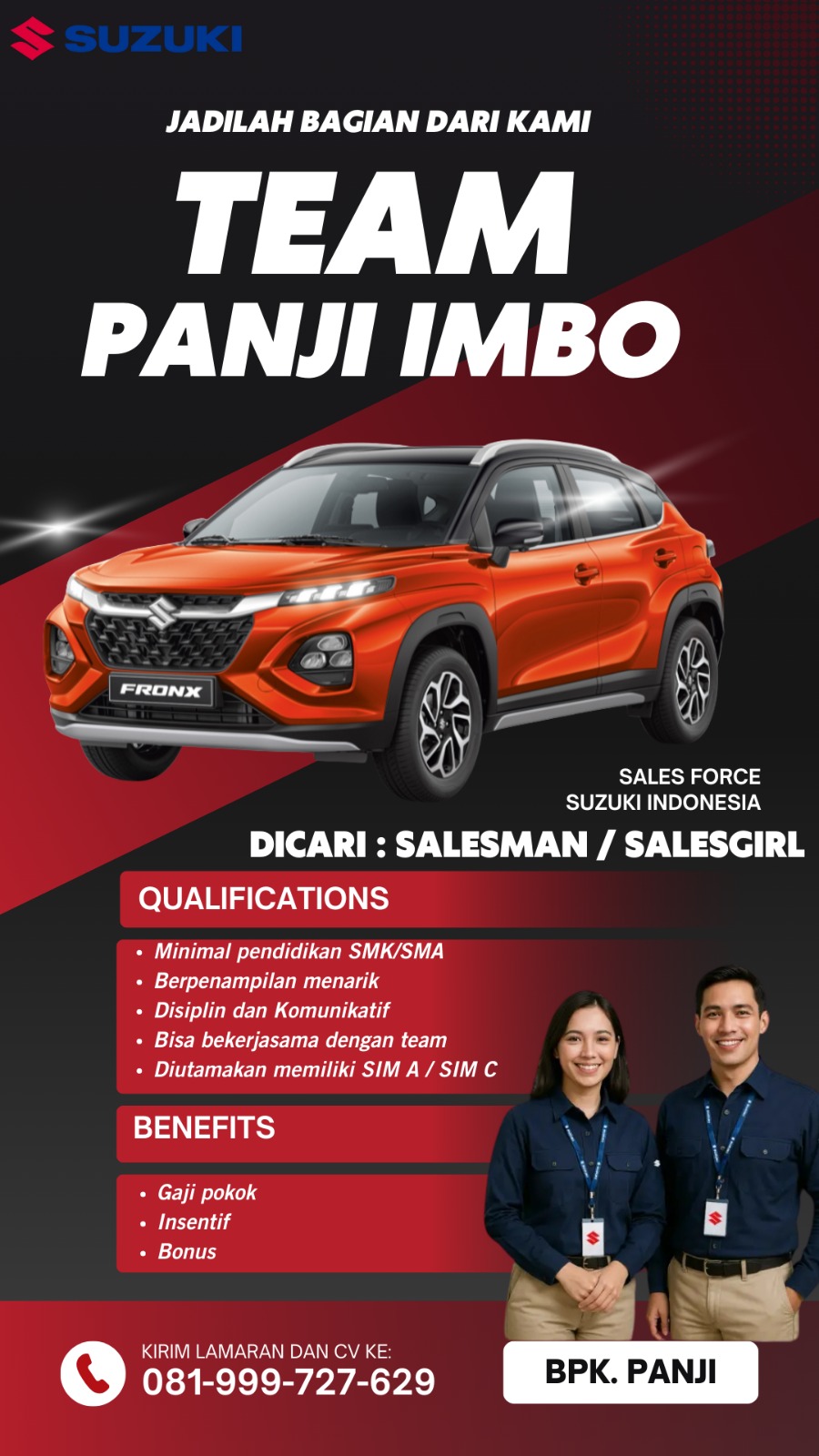 pnjteam8 Facebook ad: apakah anda yang kami butuhkan?