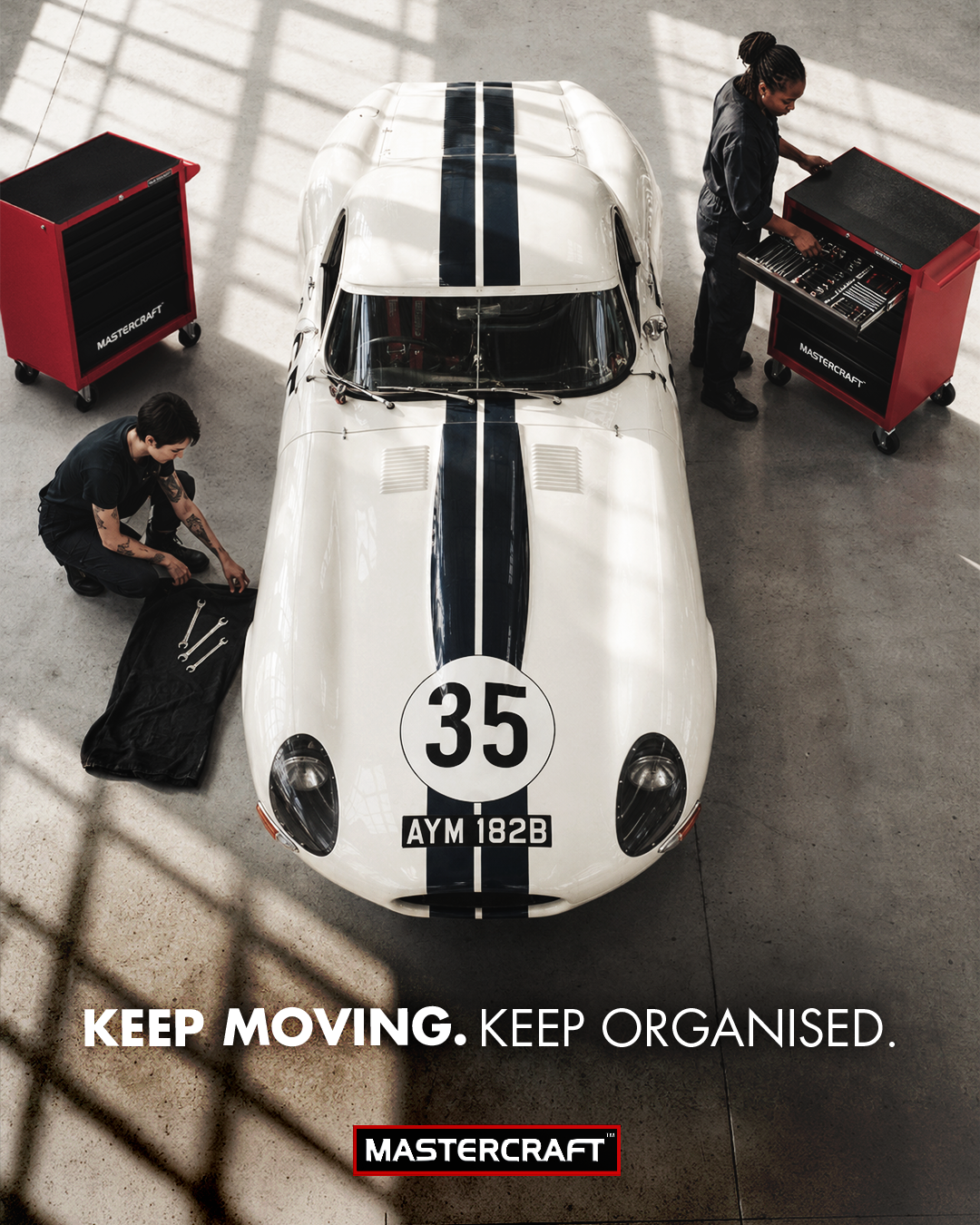 Mastercraft Tools Facebook ad: What matters more: flow or organisation?
