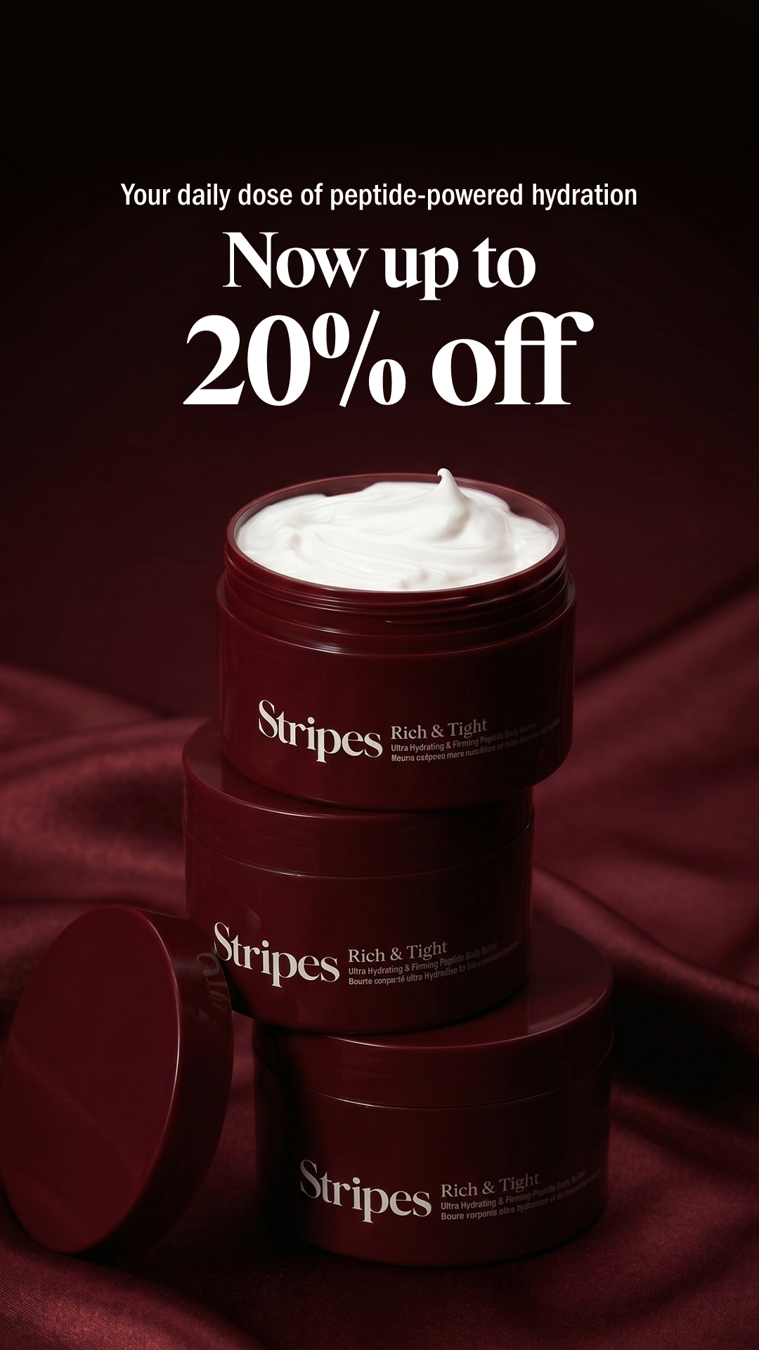 Stripes Beauty Facebook ad