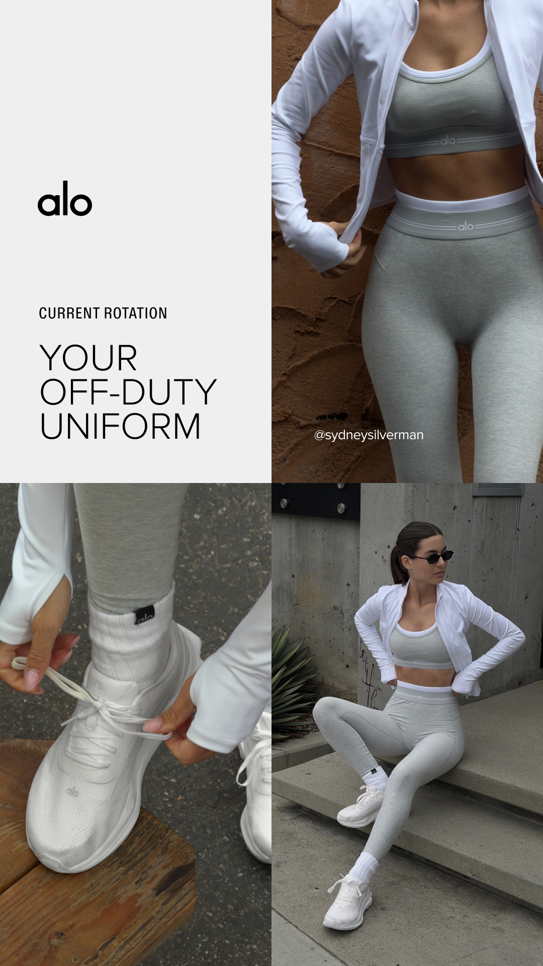 Alo Yoga Facebook ad: ALO Obsessed