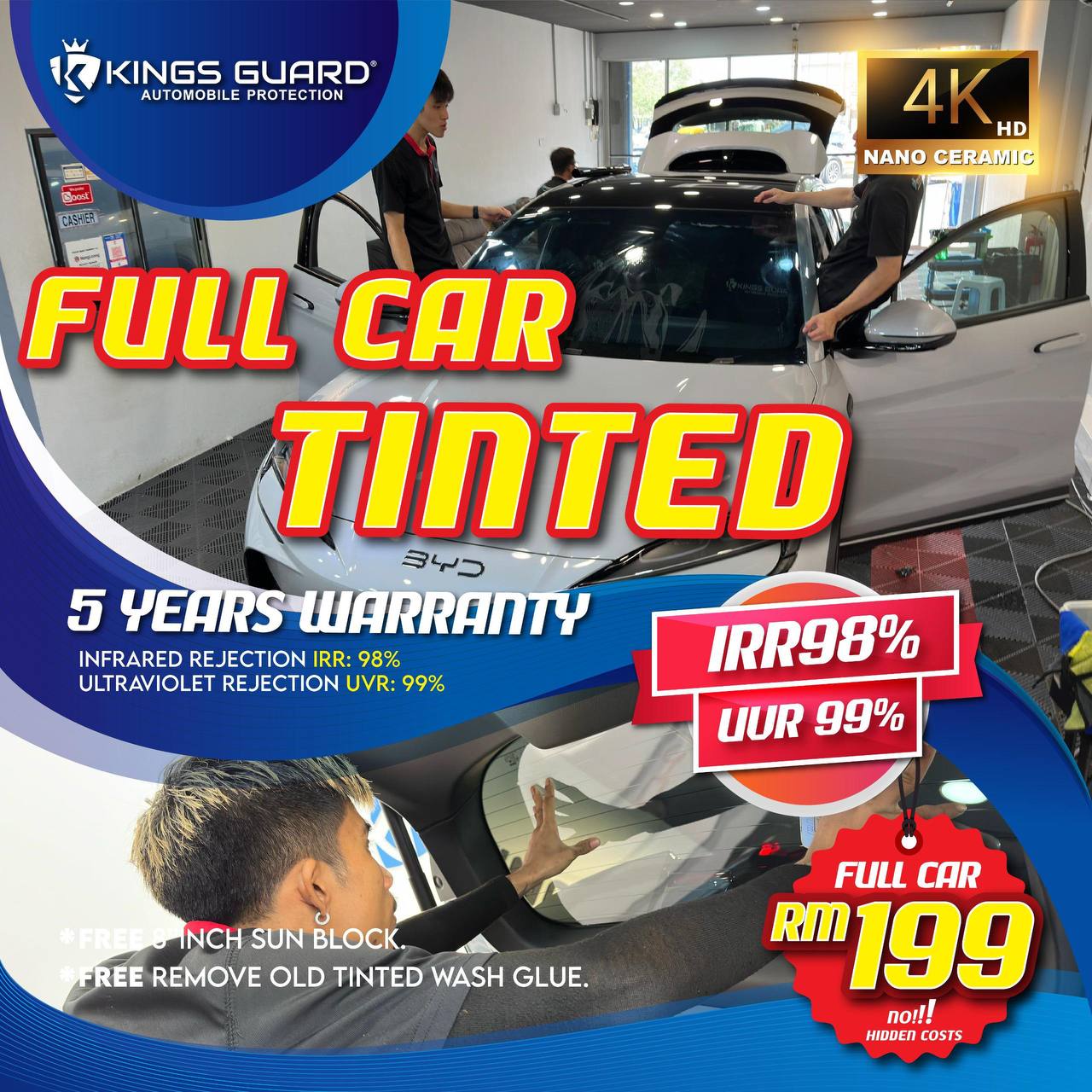 Kings Guard Window Film Skudai - Tinted Specialist Facebook ad