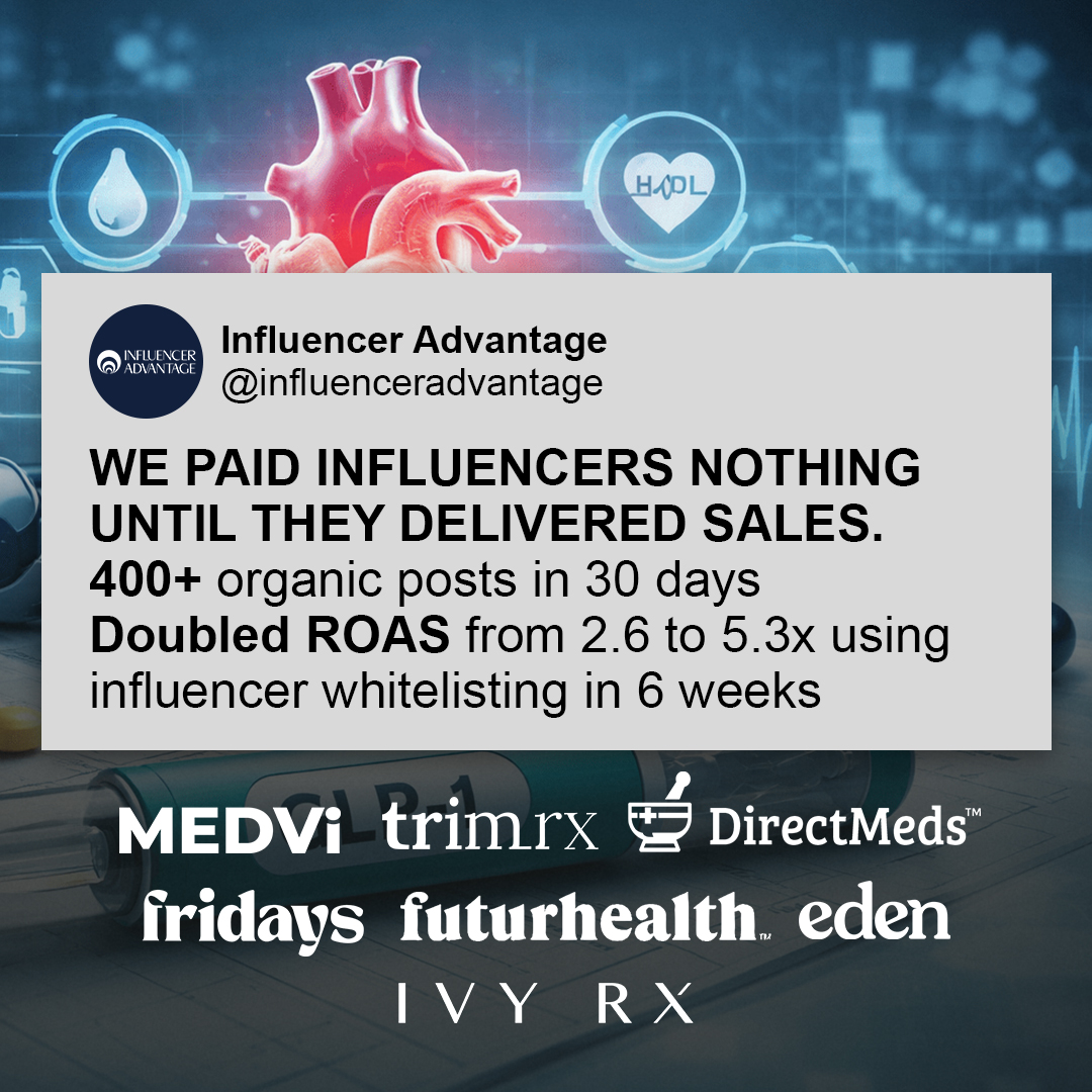 Influencer Advantage Facebook ad
