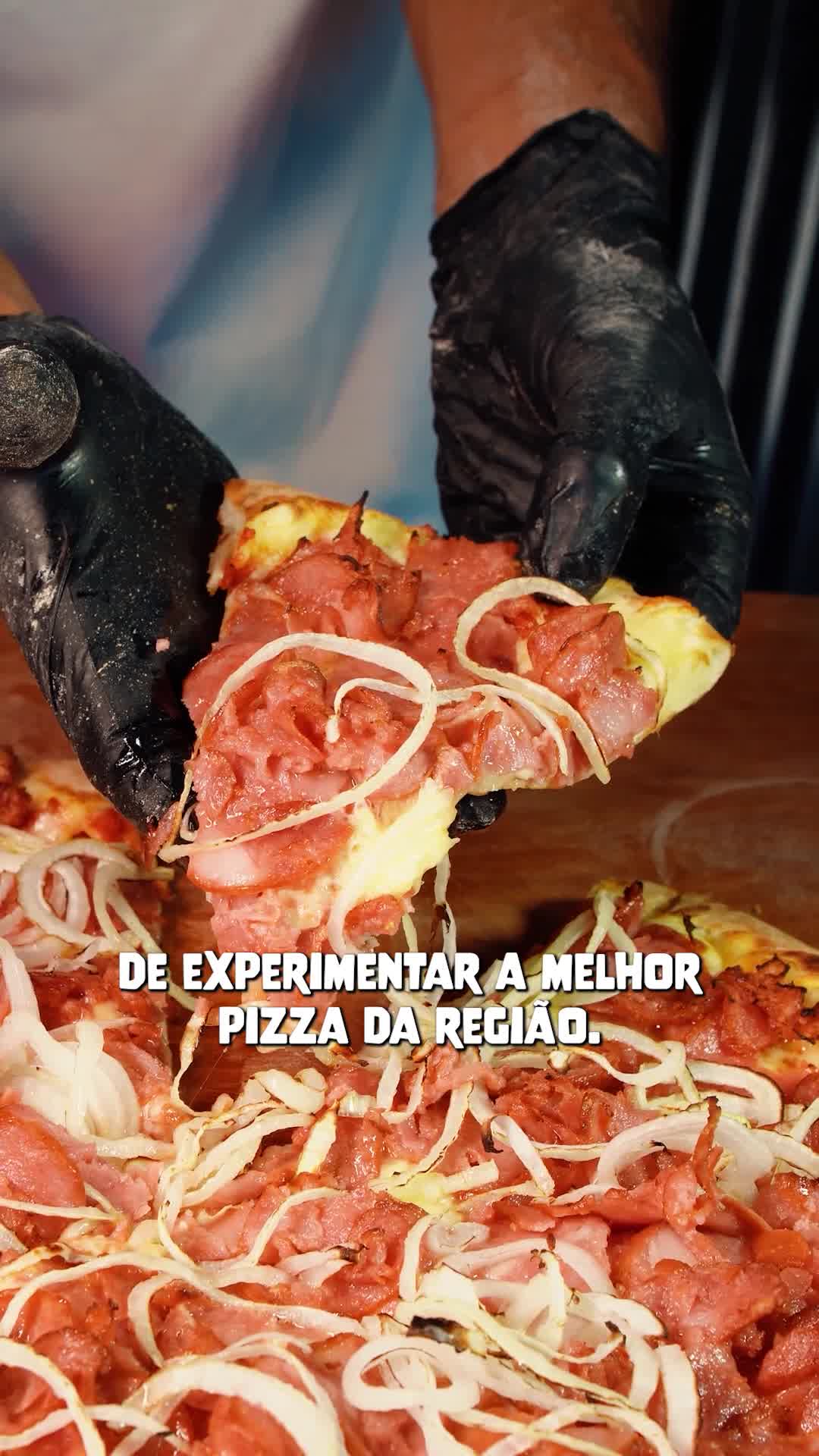 City Pizza Delivery Facebook ad: Pedir Agora!