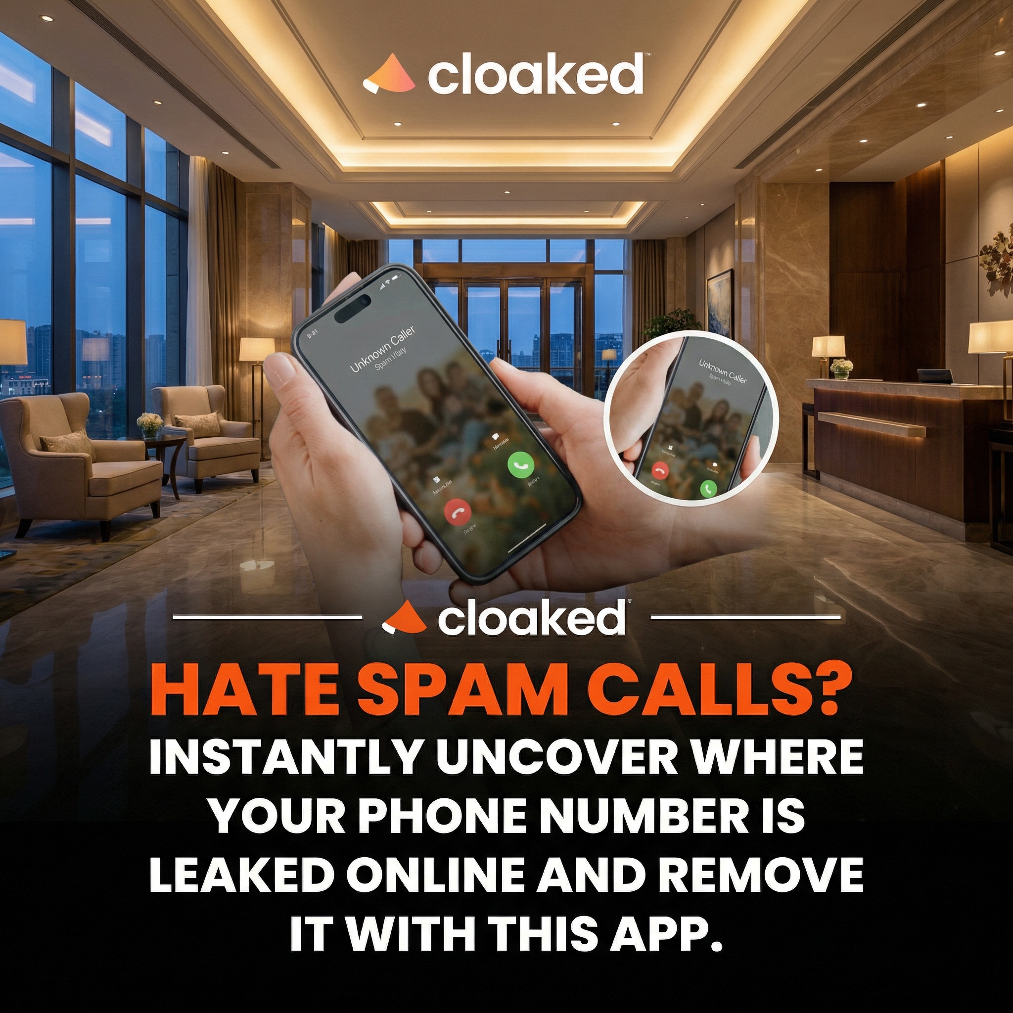 Cloaked Inc. Facebook ad