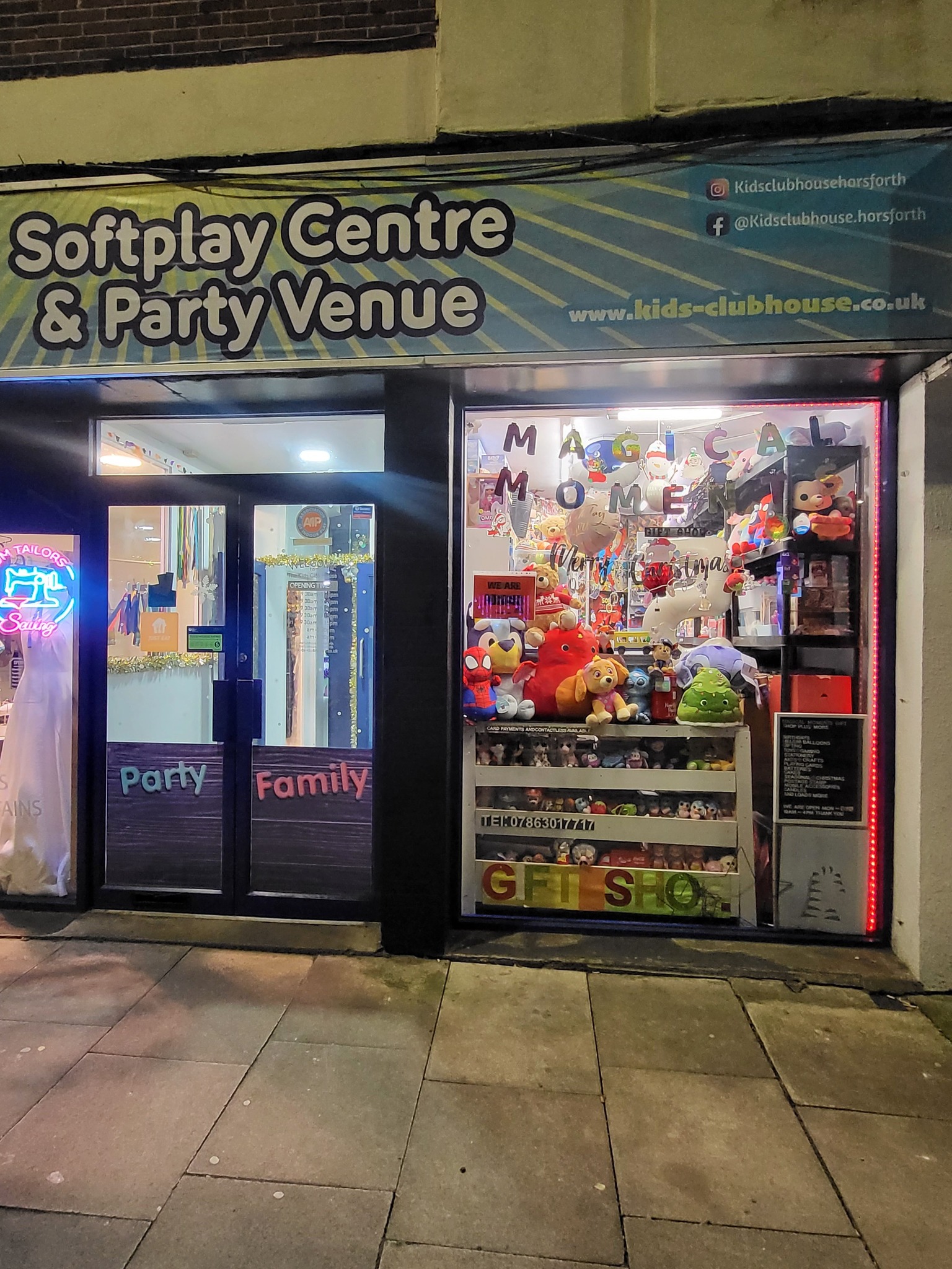 Magical moments horsforth new Rd side Facebook ad: All your birthday needs, Helium balloons, stationery…