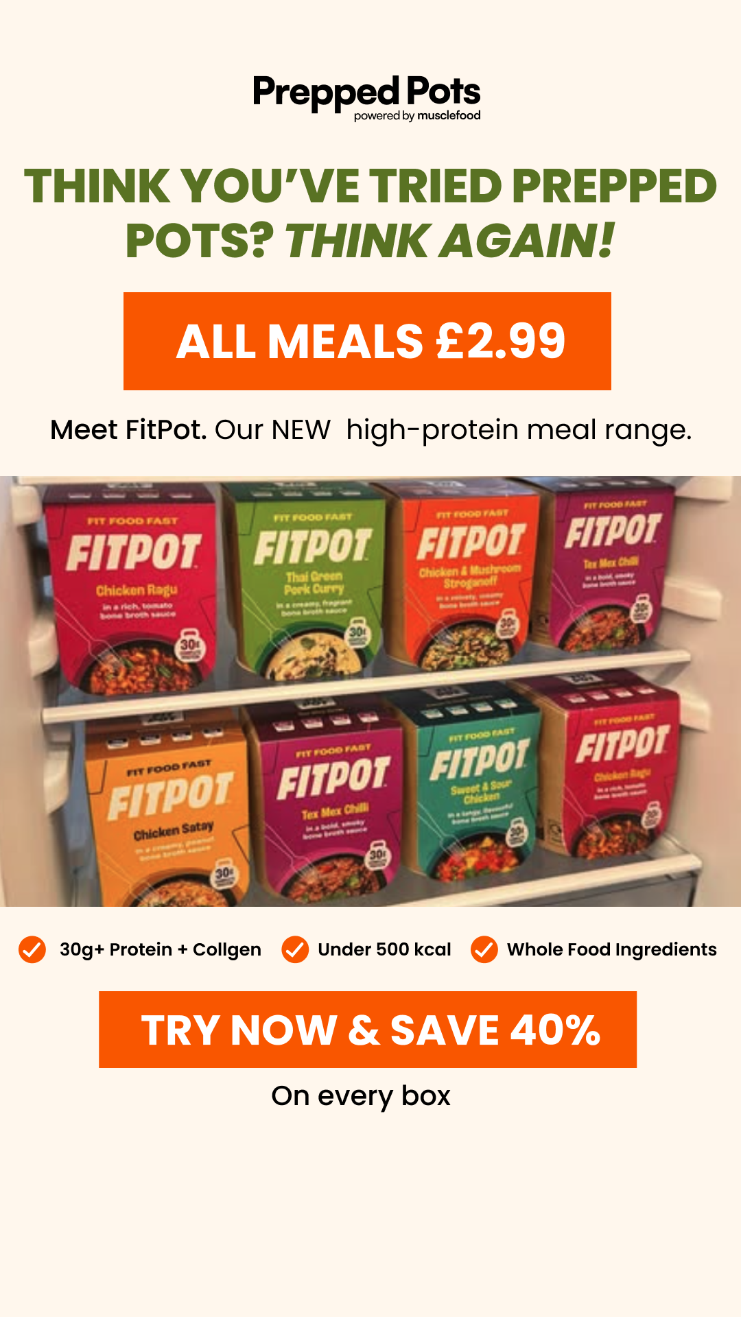 Prepped Pots Facebook ad