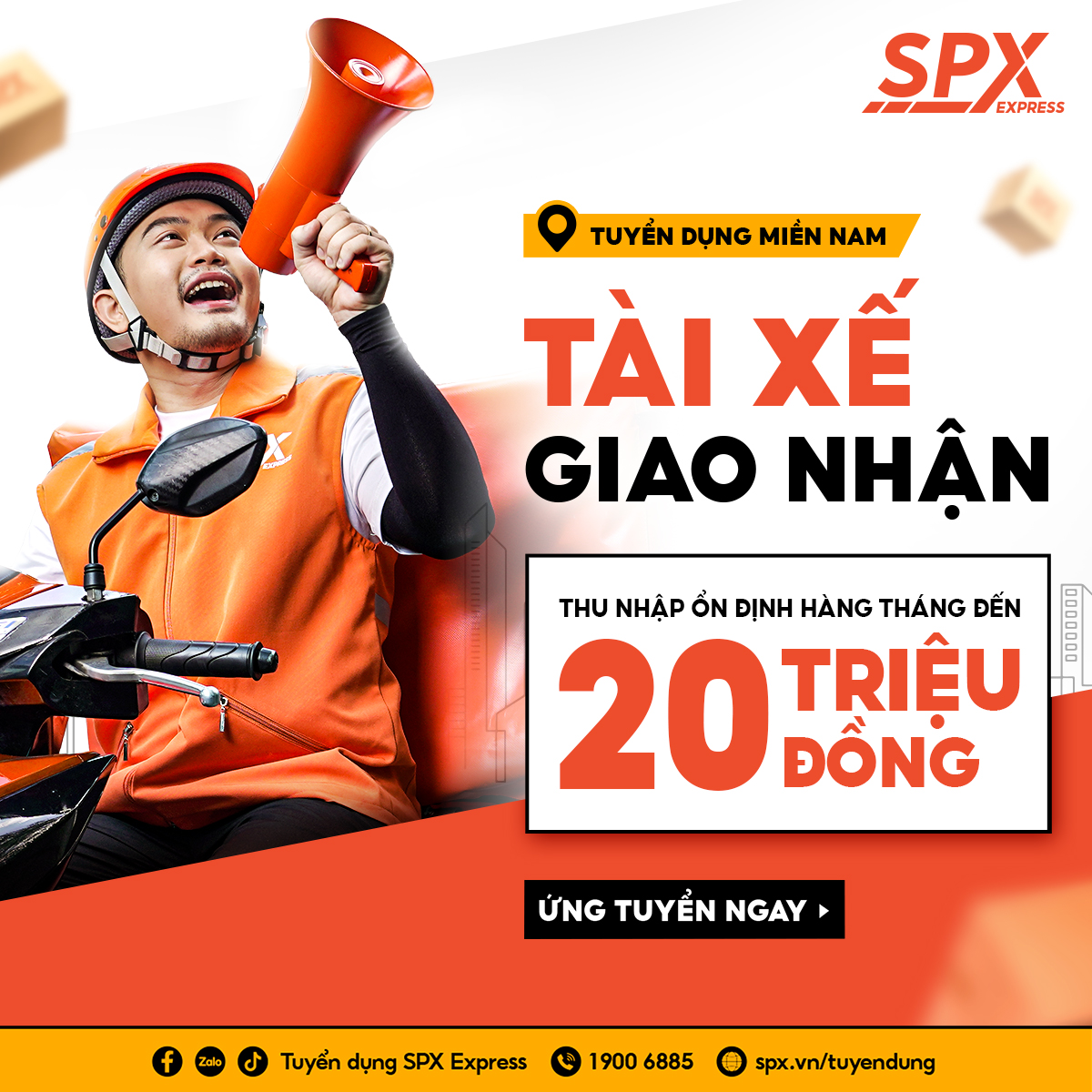 Tuyển Dụng SPX Express Facebook ad