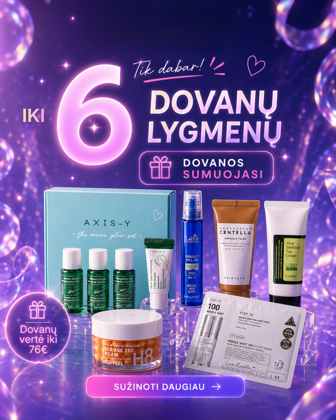 Asian Blossom korėjietiška kosmetika Facebook ad