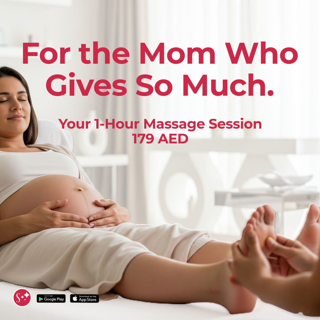 ShineCode - Professional Home Beauty Services Facebook ad: Specialized Prenatal and Postnatal Massage.