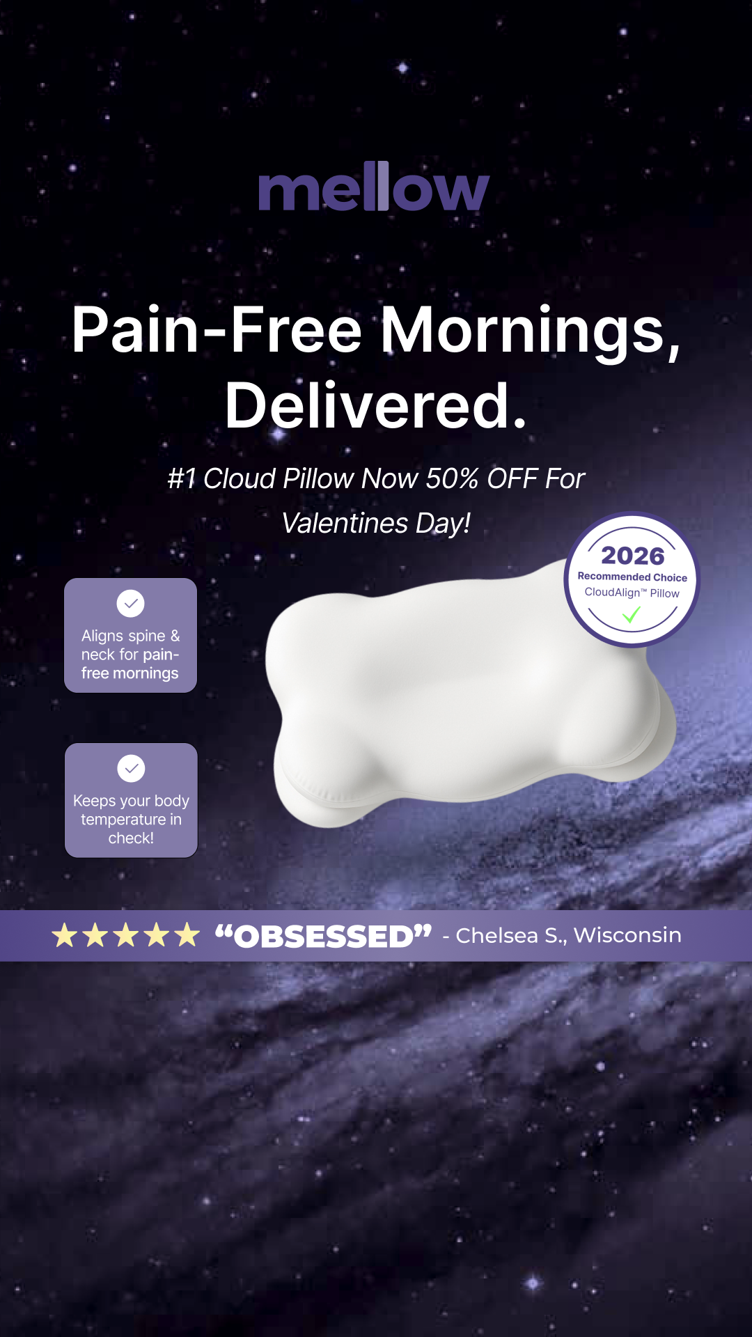 Mellow Sleep Facebook ad
