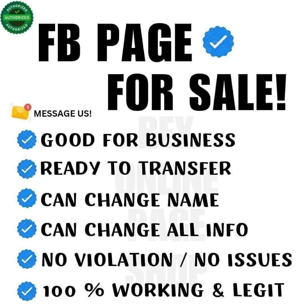 Rex's Page Shop Facebook ad: Message us here