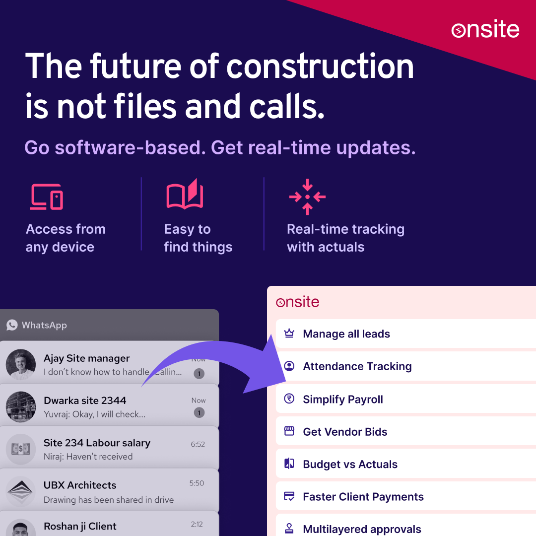 Onsite - Construction App Facebook ad