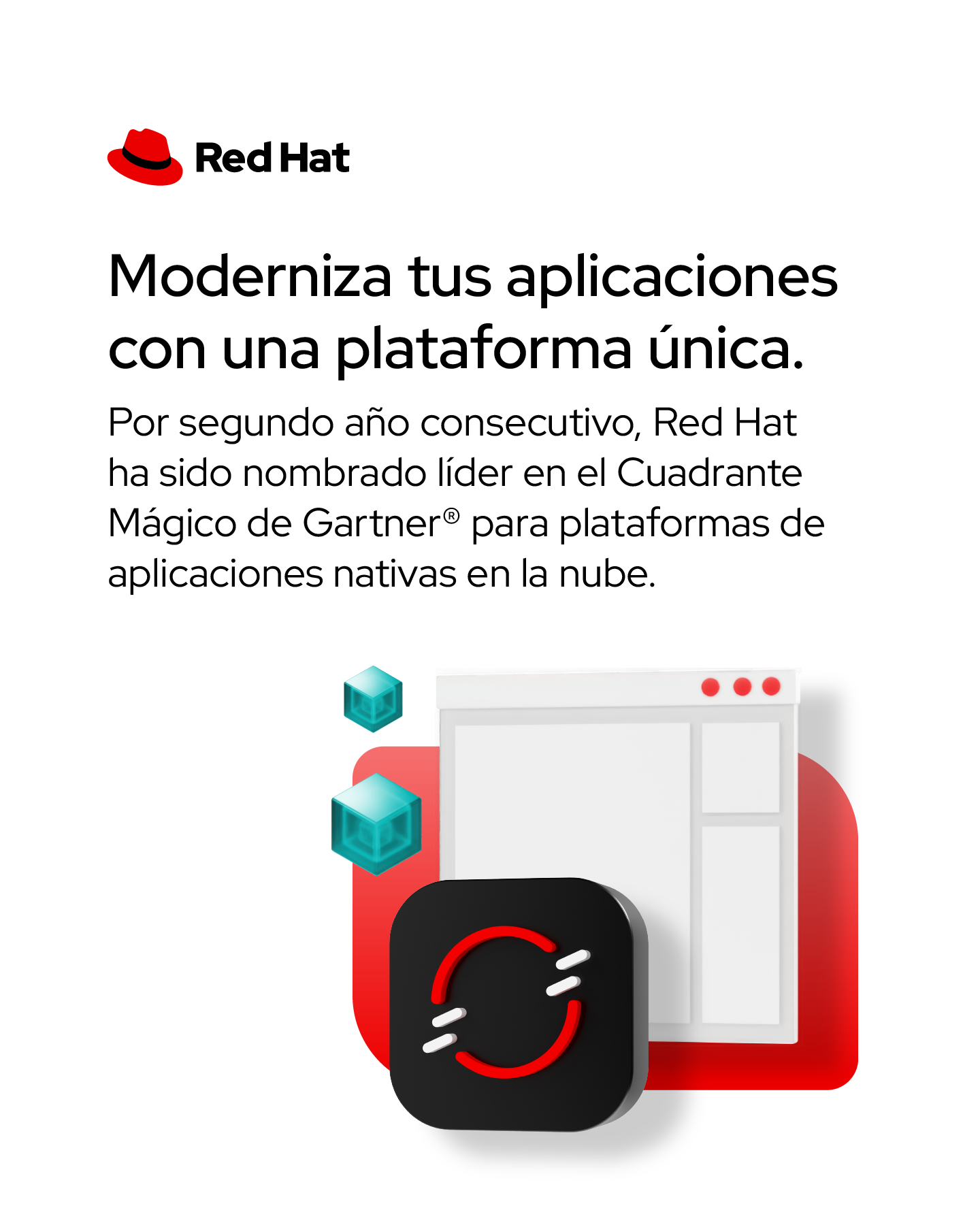 Red Hat Facebook ad