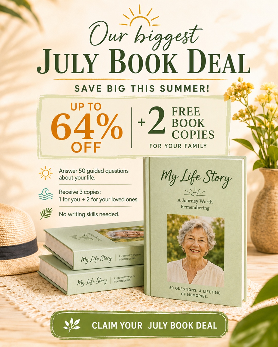 Memowrite Facebook ad