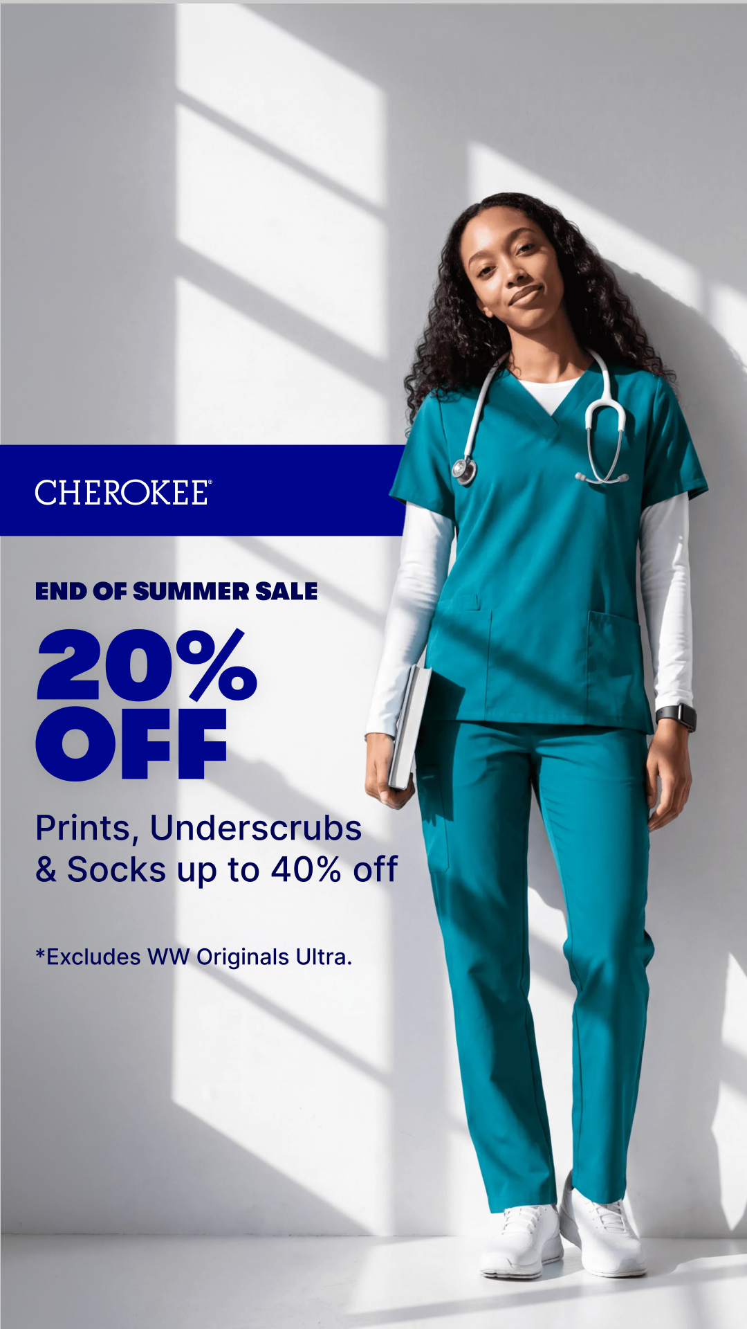 Cherokee Uniforms Facebook ad