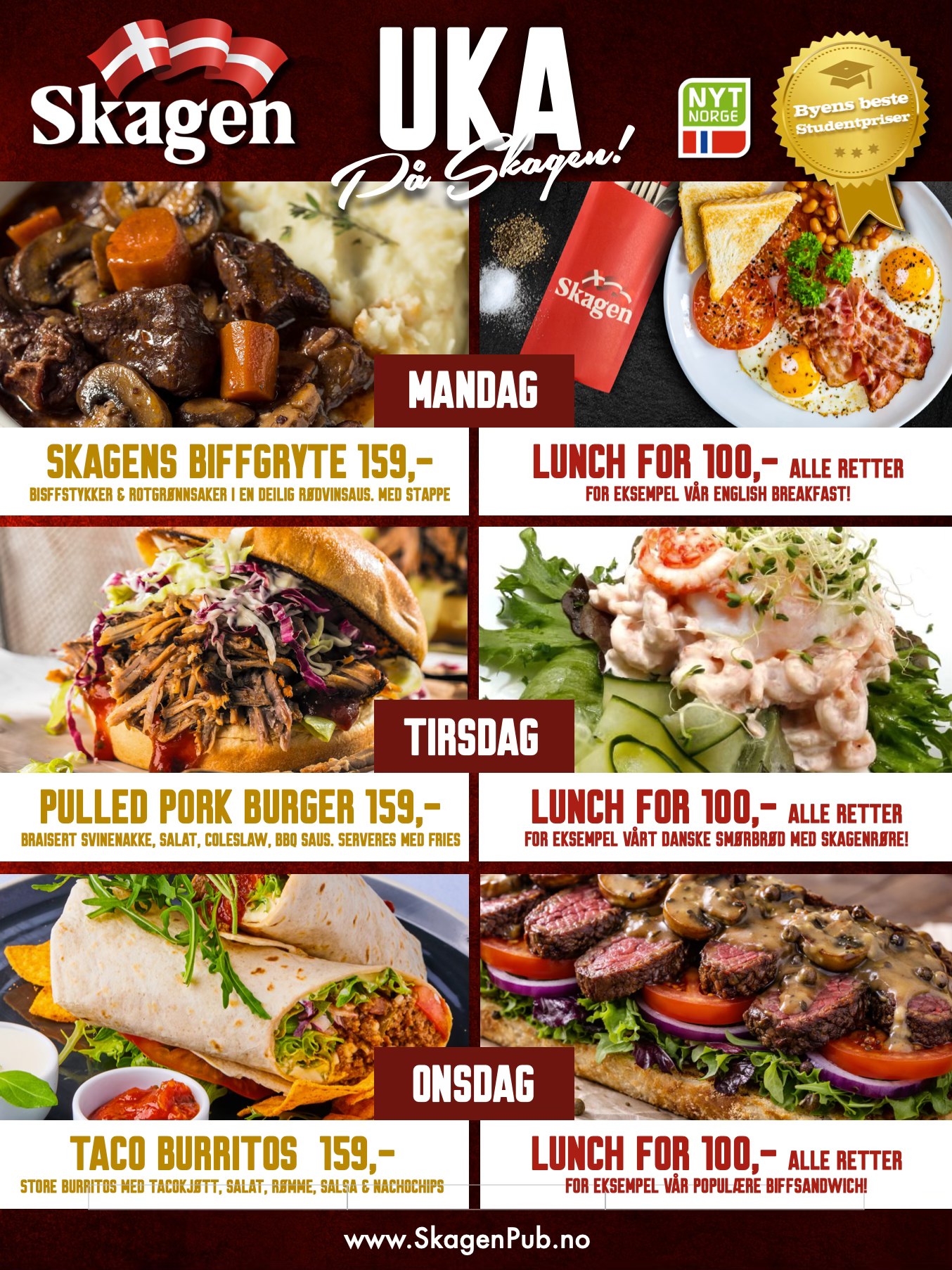 Skagen Pub Facebook ad: Da er vi i gang med enda en…