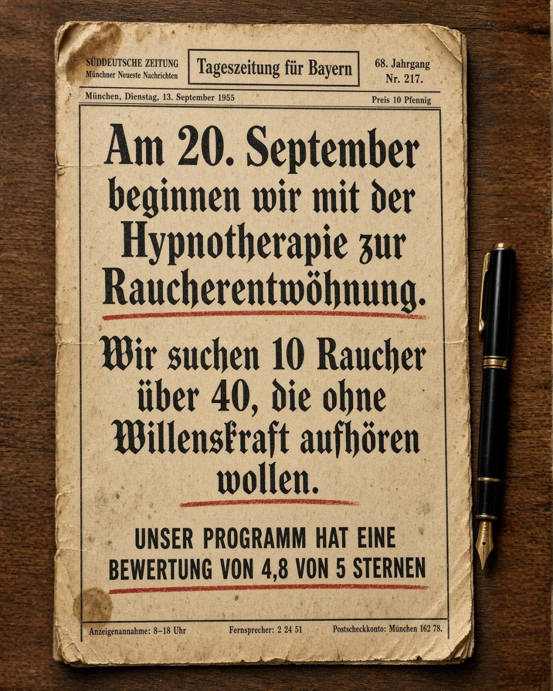 Hypnozio: power of hypnotherapy Facebook ad: Raucherentwöhnung auf eine Weise, die sich tatsächlich…