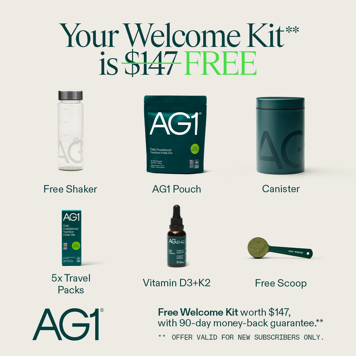 AG1 by Athletic Greens Facebook ad