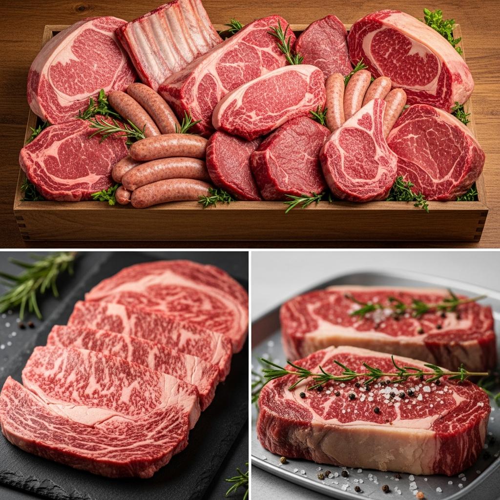 Selection Index Facebook ad: Meat Delivery Subscription Box Deals.