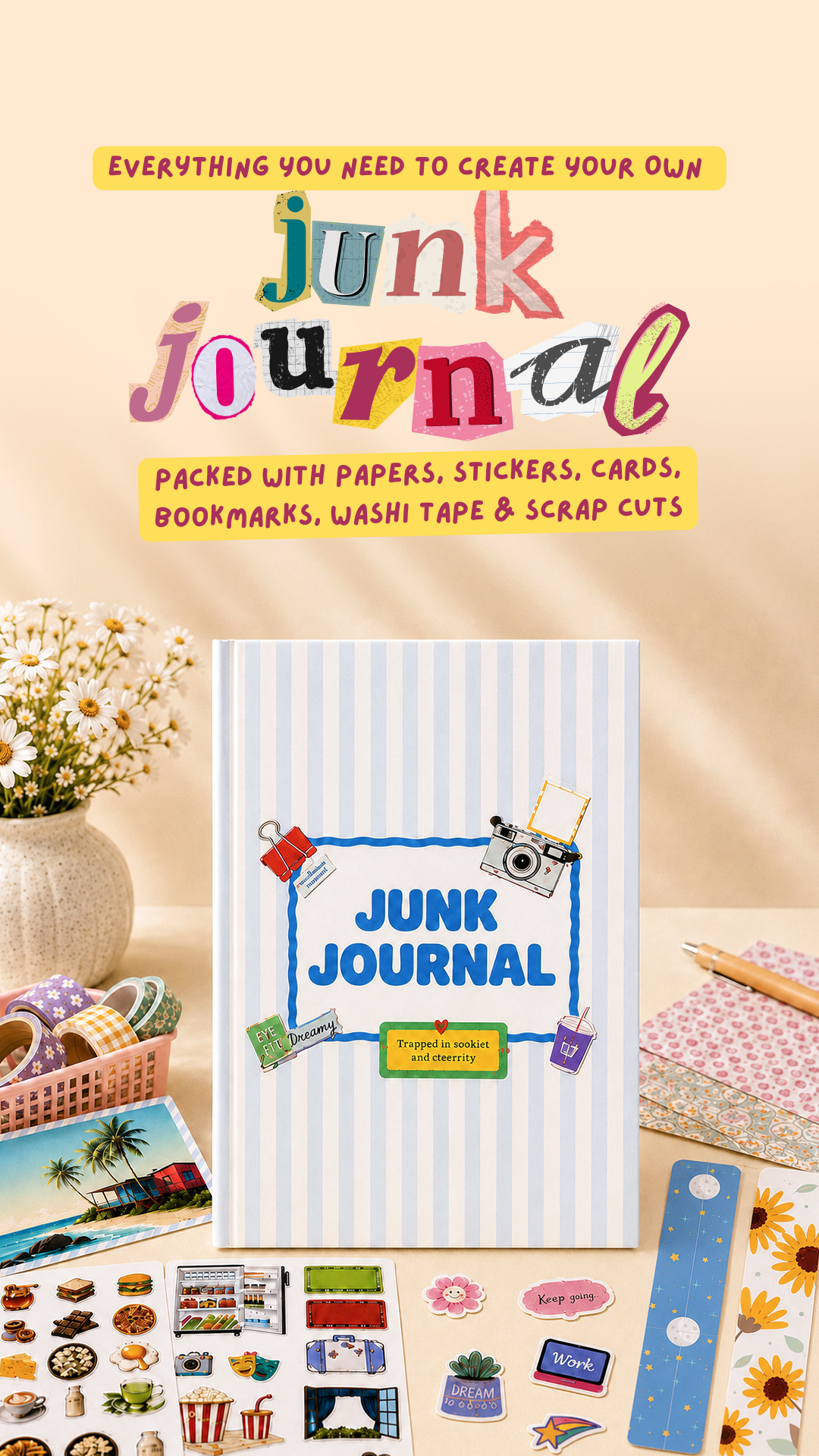 Papboo Facebook ad: Start Journaling with This Kit