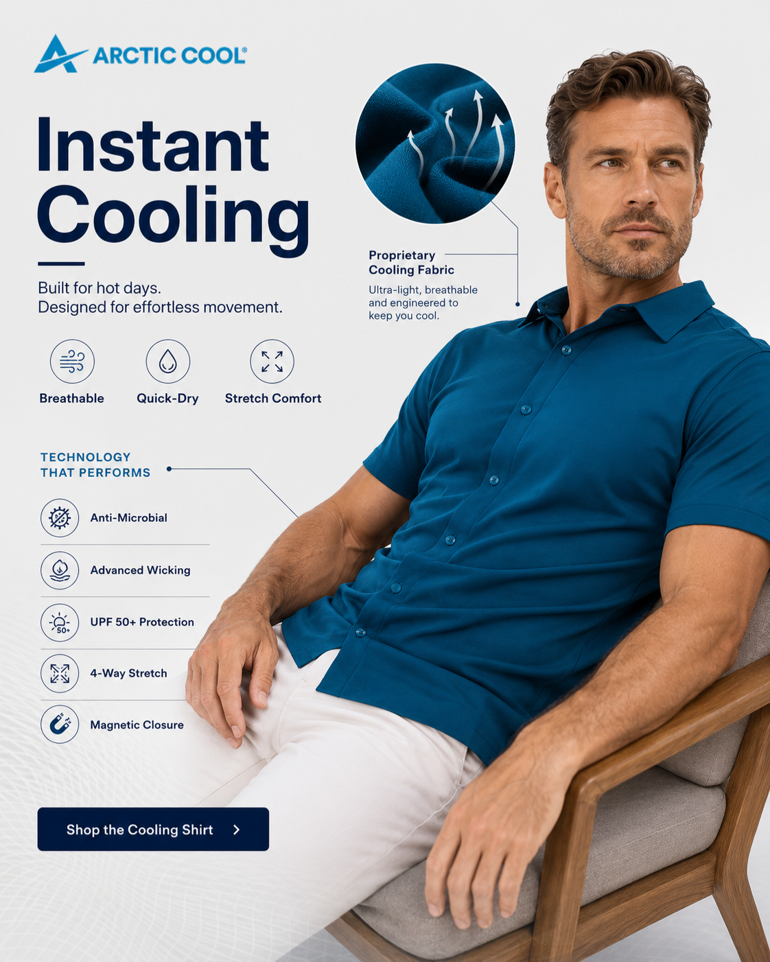Arctic Cool Facebook ad