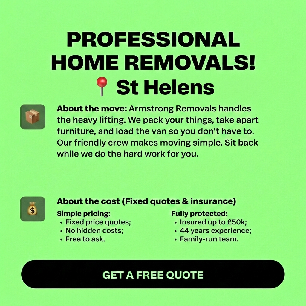UK Removals Service - Man & Van Facebook ad: Local Liverpool Removal Service