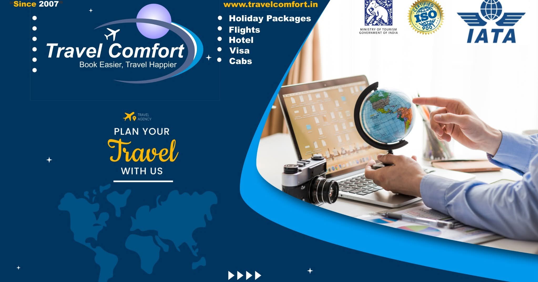Travel Comfort - IATA accredited Tours and Travels Facebook ad