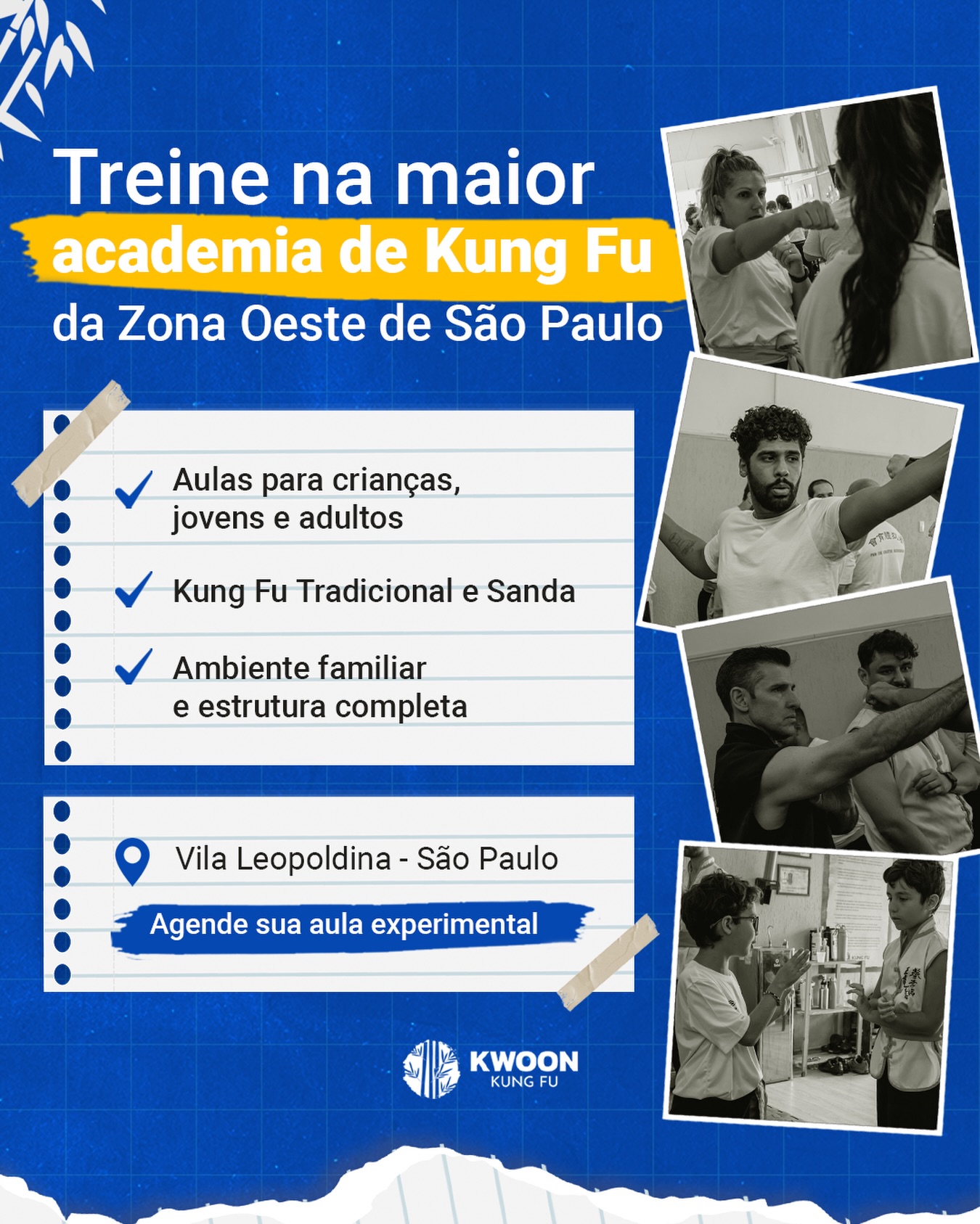 KWOON Kung Fu - Vila Leopoldina Facebook ad: Na KWOON Vila Leopoldina, oferecemos aulas de Kung…