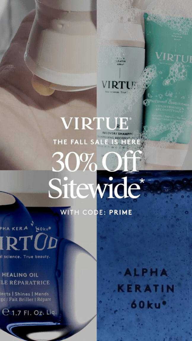 Virtue Labs Facebook ad: Save 30% + Free Shipping