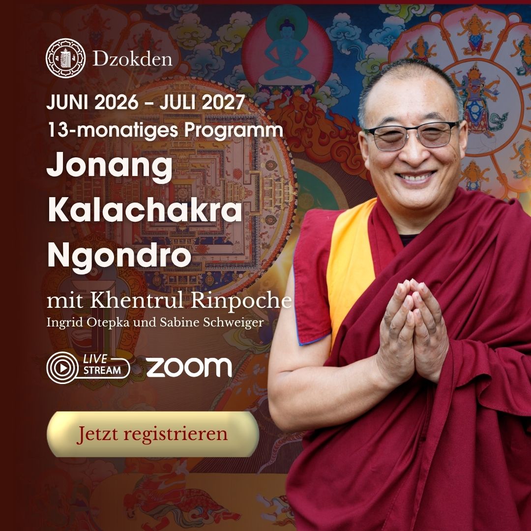 Dzokden Deutsch Facebook ad: 2026 Ngondro Program de