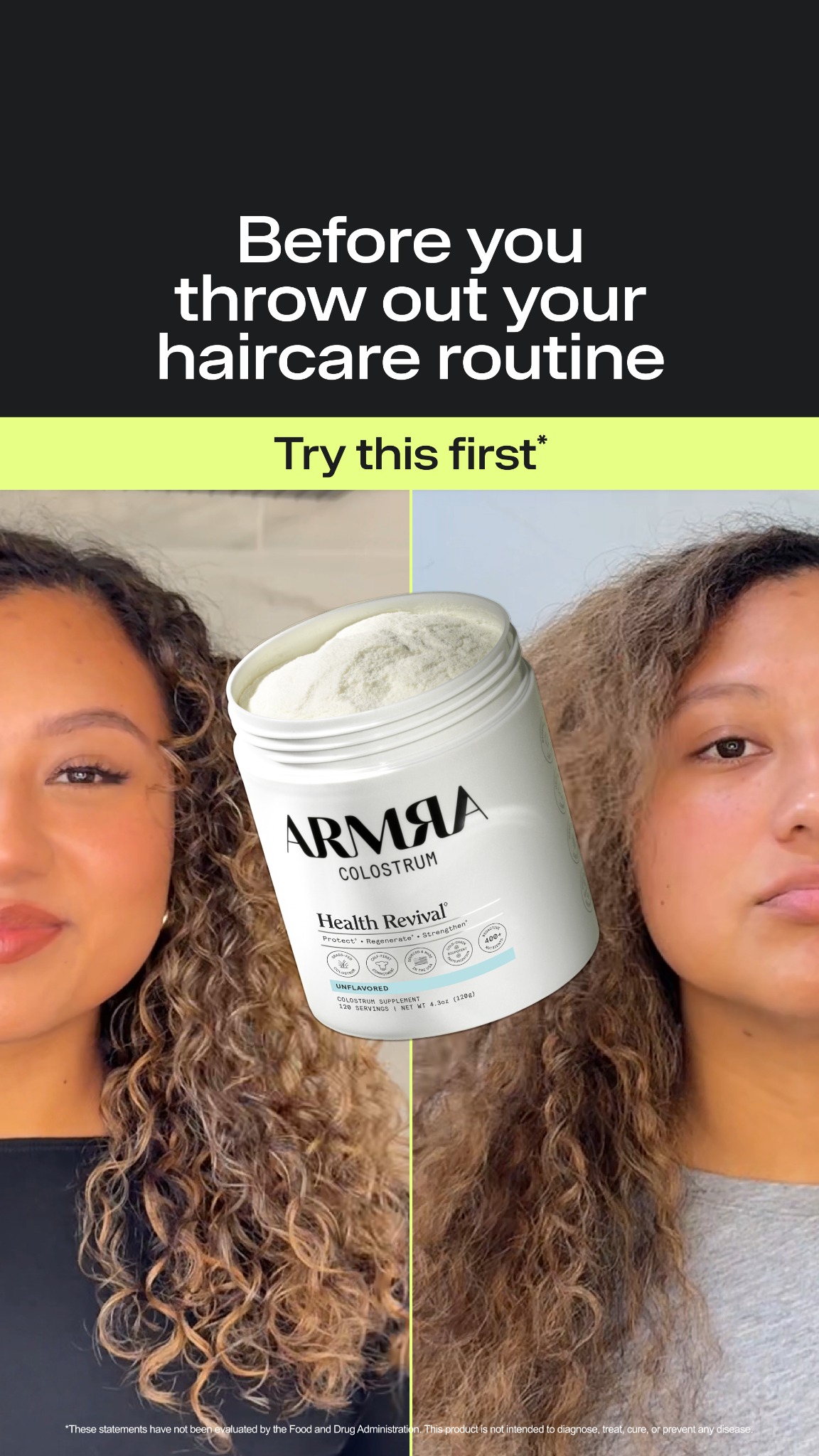ARMRA Facebook ad