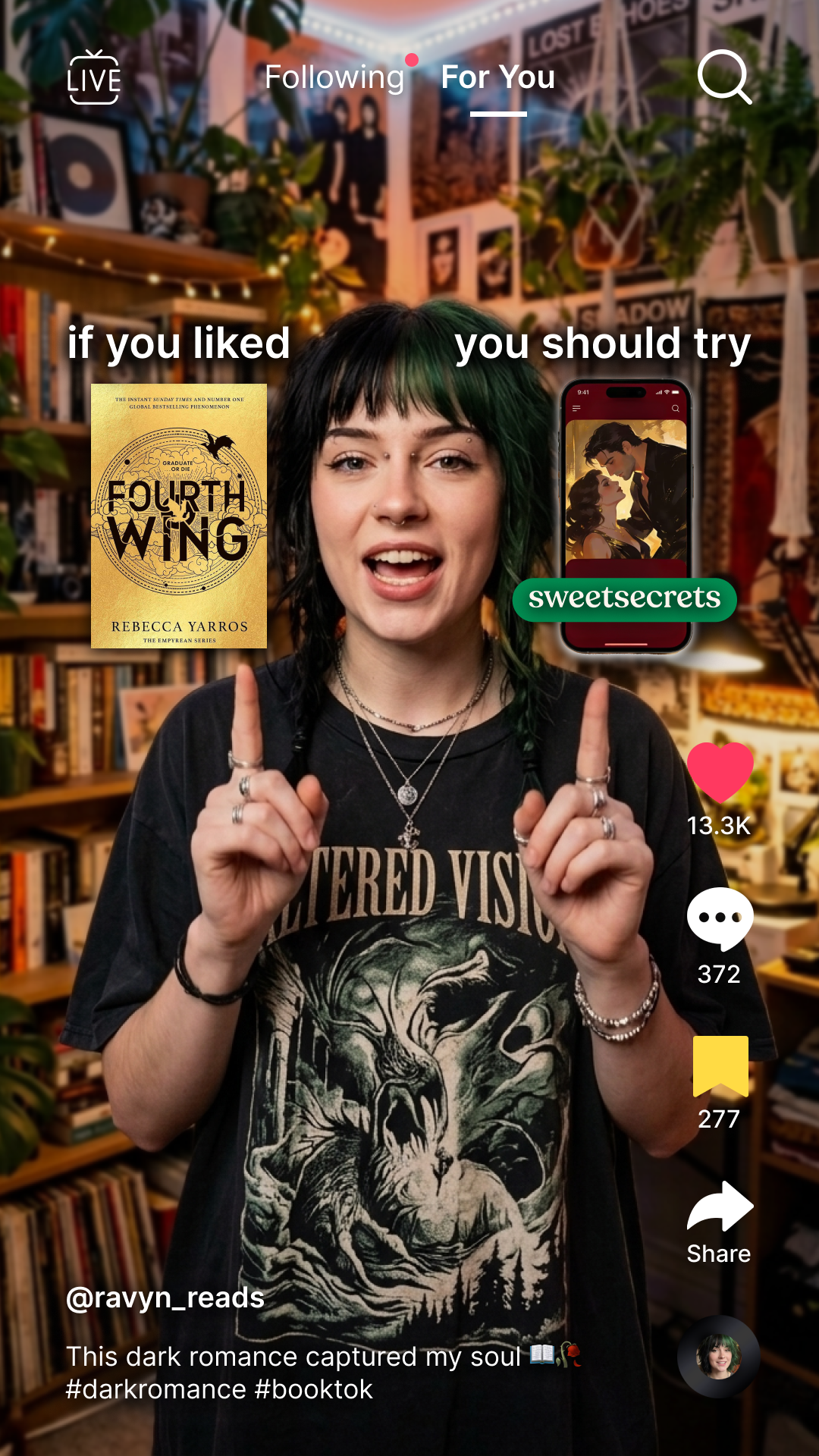 Sweetsecrets Facebook ad