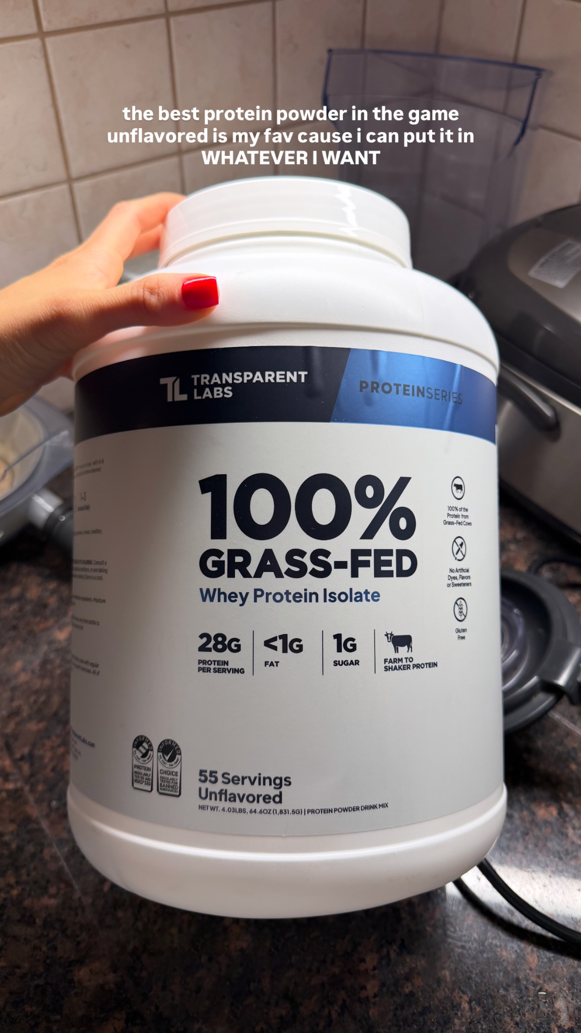 Transparent Labs Facebook ad