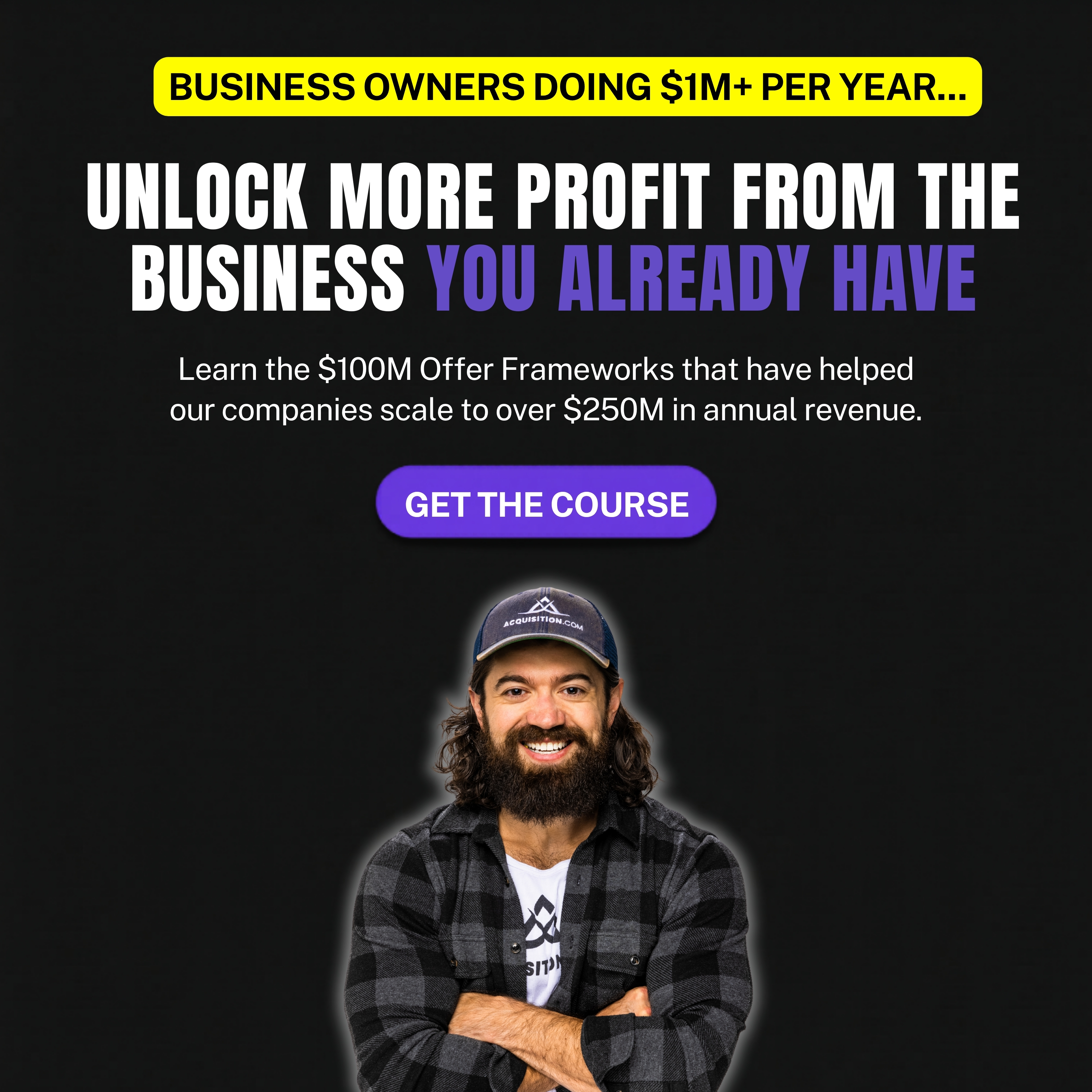 Alex Hormozi Facebook ad