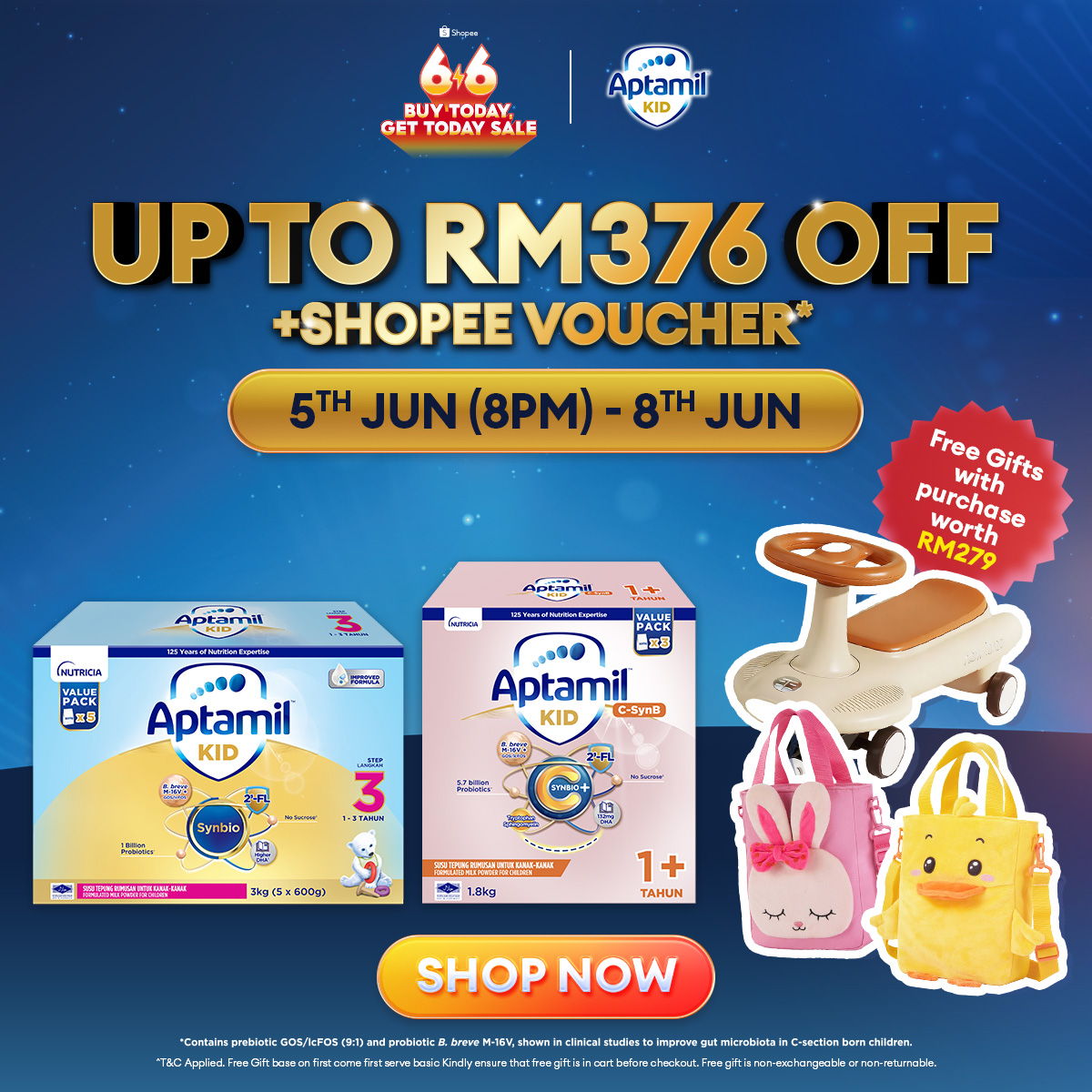 Aptamil KID Facebook ad