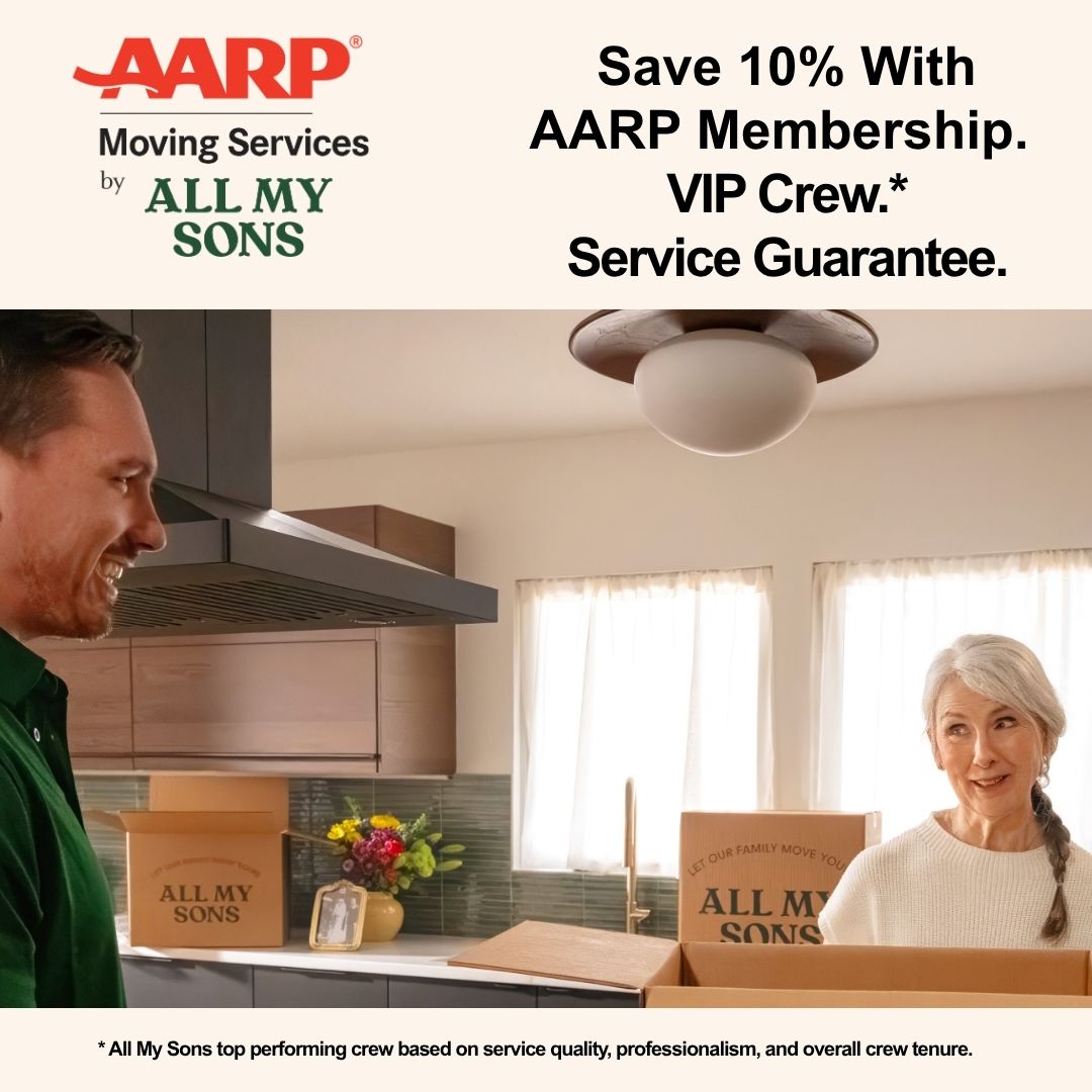 AARP Media Ad Network Facebook ad: Save 10% with All My Sons