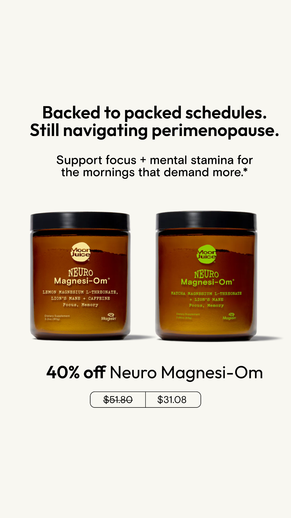 Moon Juice Facebook ad