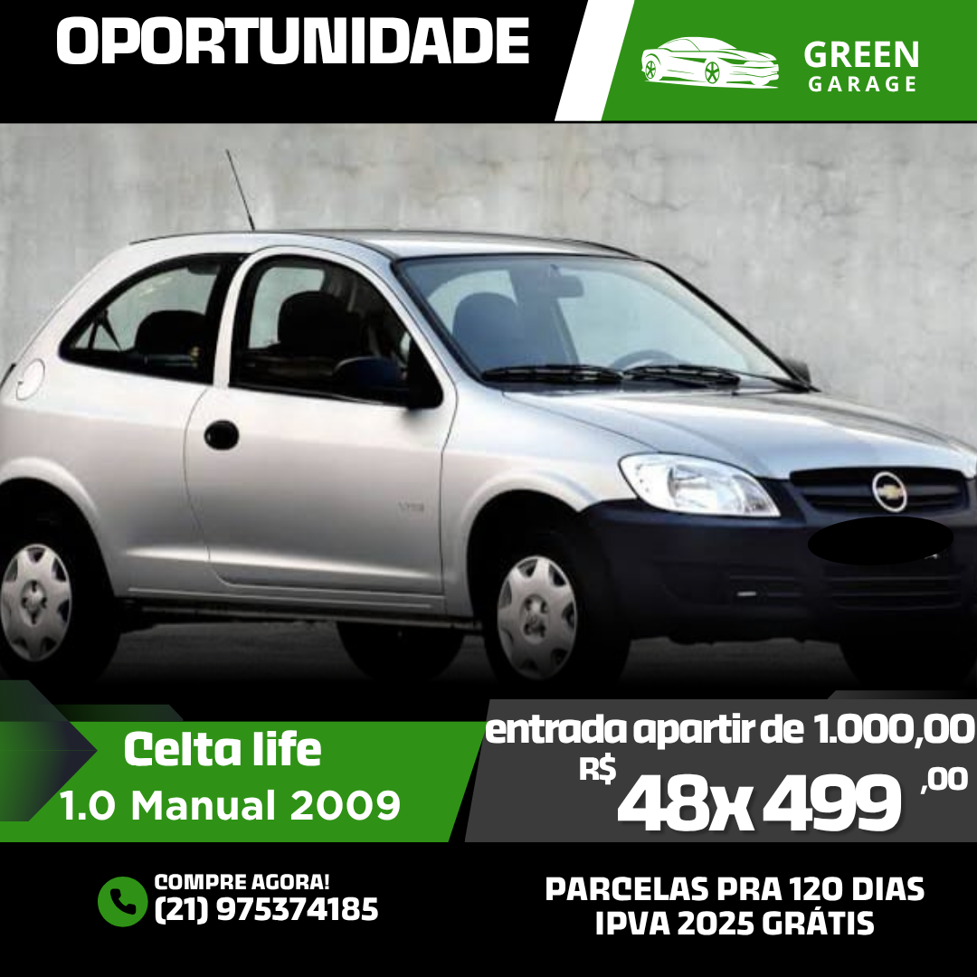 Green garage Facebook ad: Green GARAGE