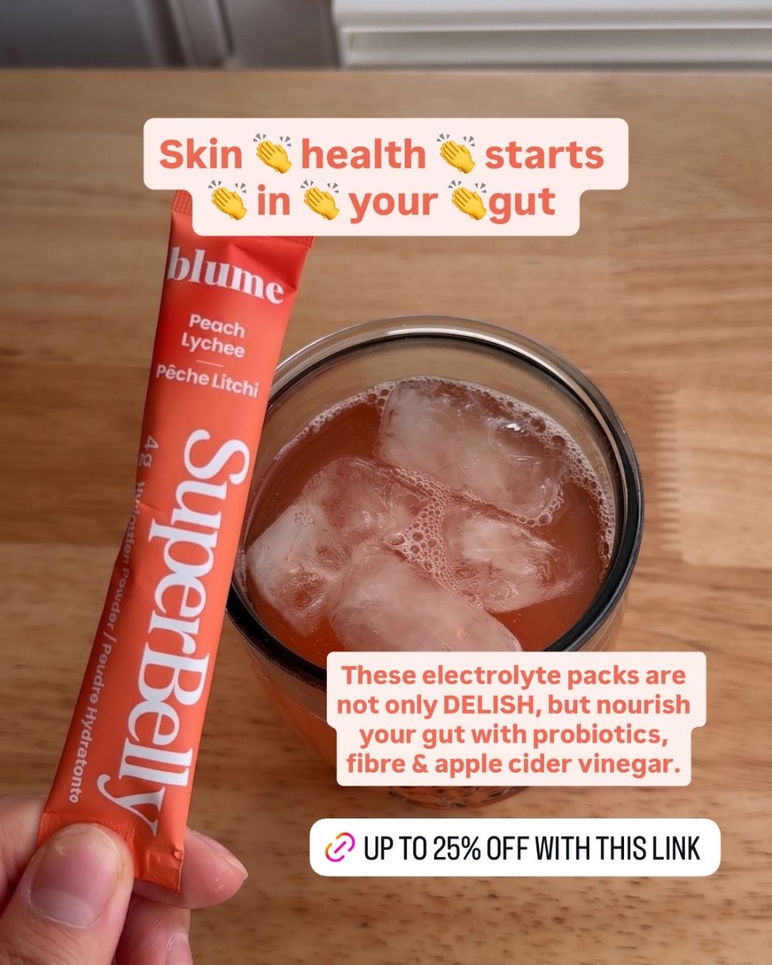 christiekaake Facebook ad: Drink Your Skincare