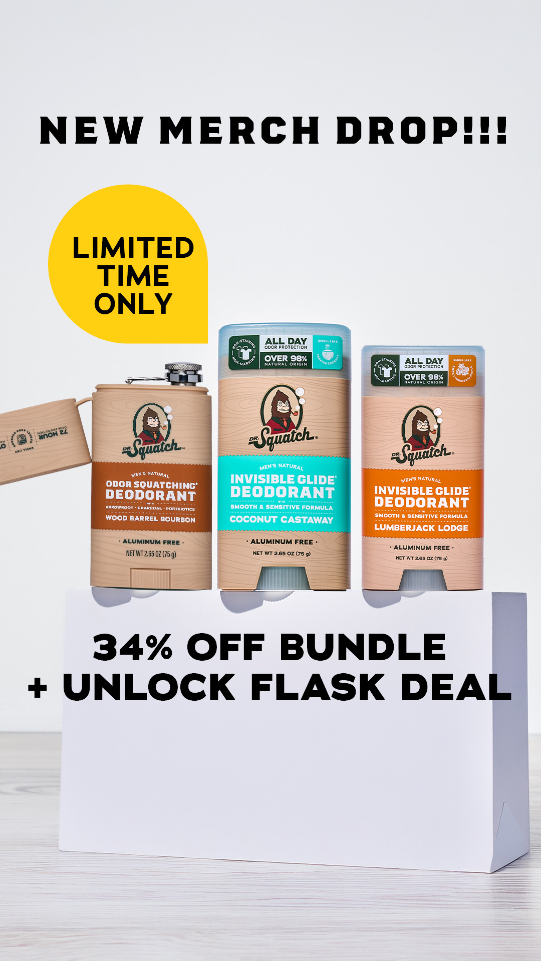 Dr. Squatch Facebook ad